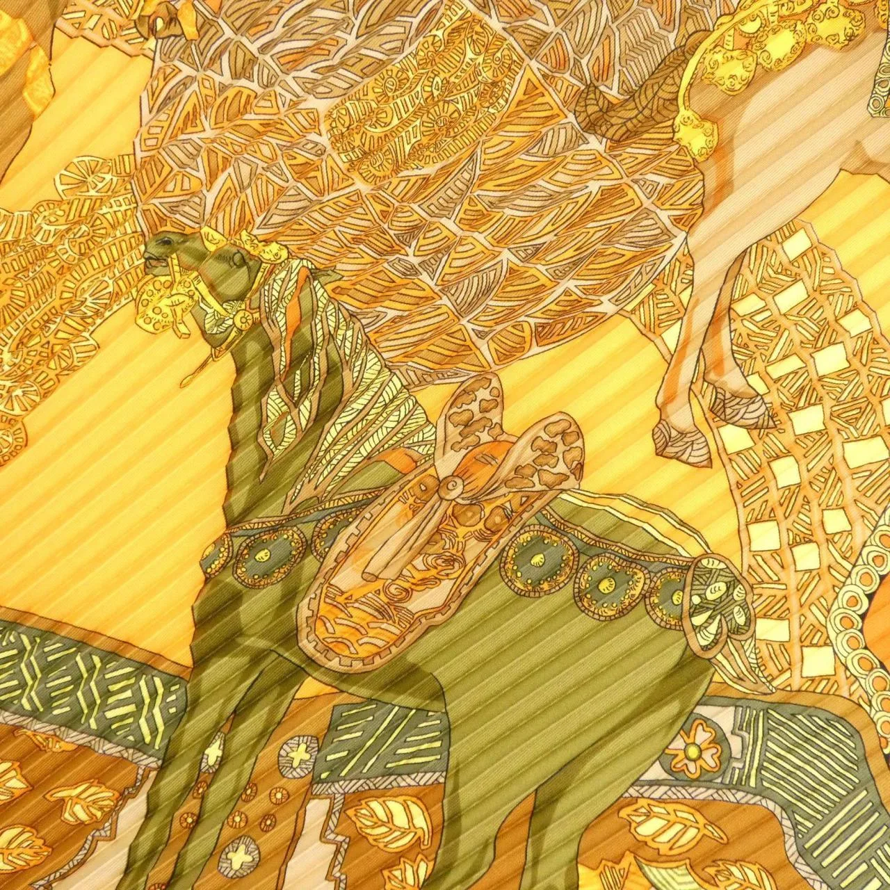 HERMES Scarf Orange Rank A - Thumbnail 3
