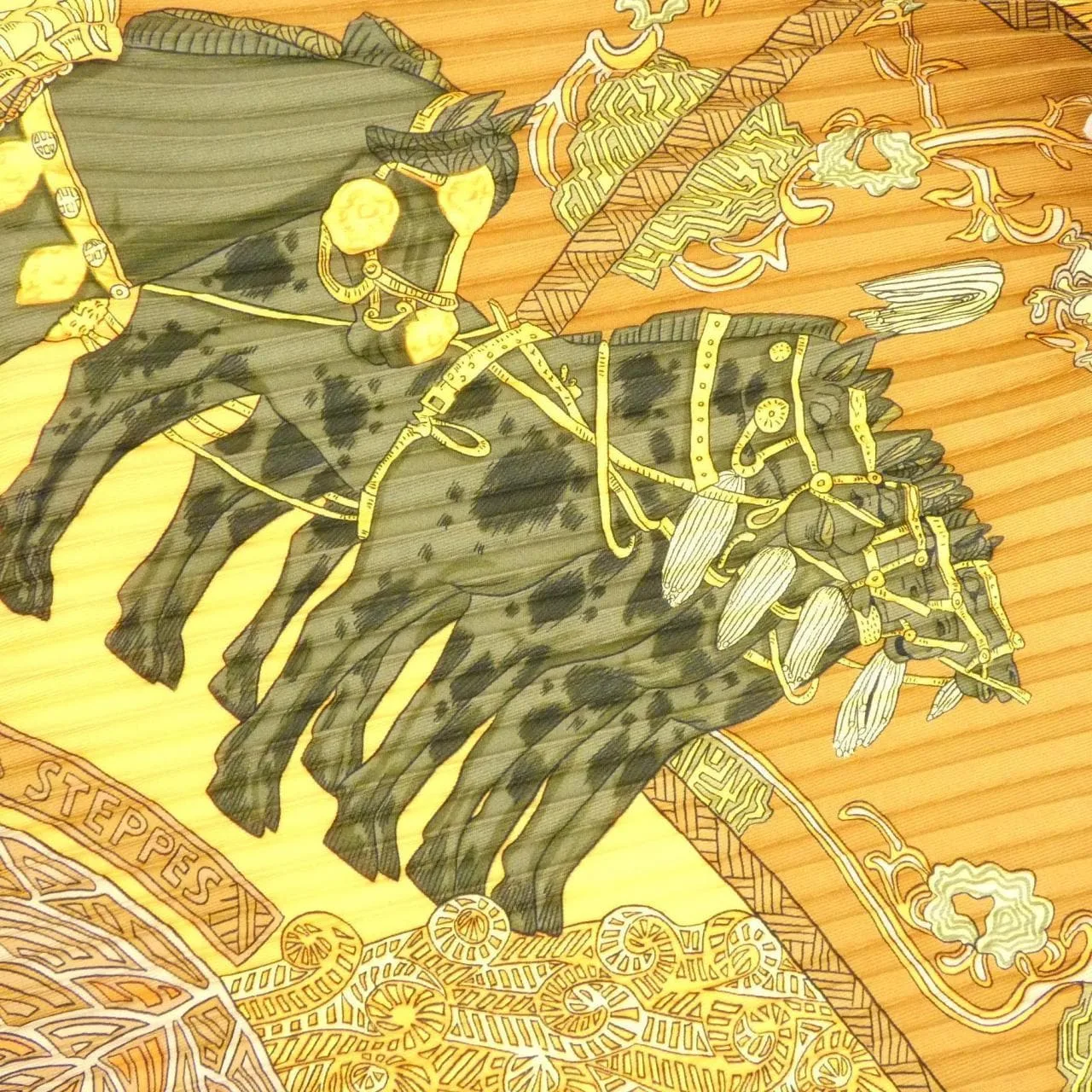 HERMES Scarf Orange Rank A - Thumbnail 4