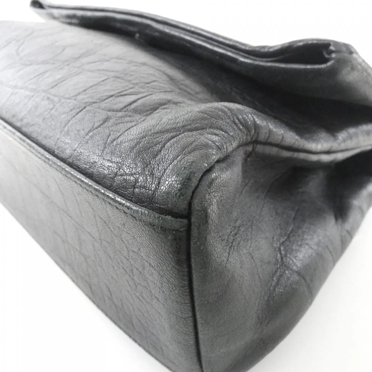 SAINT LAURENT 574106 C9H0D Shoulder Leather Black Leather Rank B - Thumbnail 3