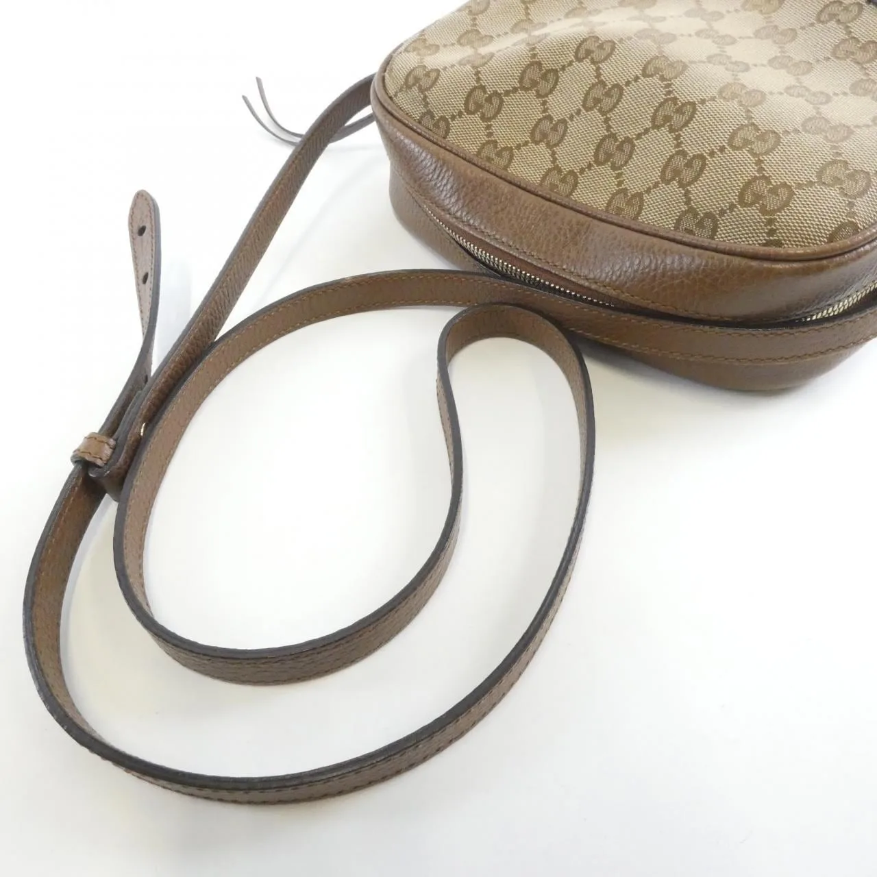 GUCCI GG Supreme 449413 KY9LG 肩背包 帆布 黑色 帆布 中古品B - 縮圖 6