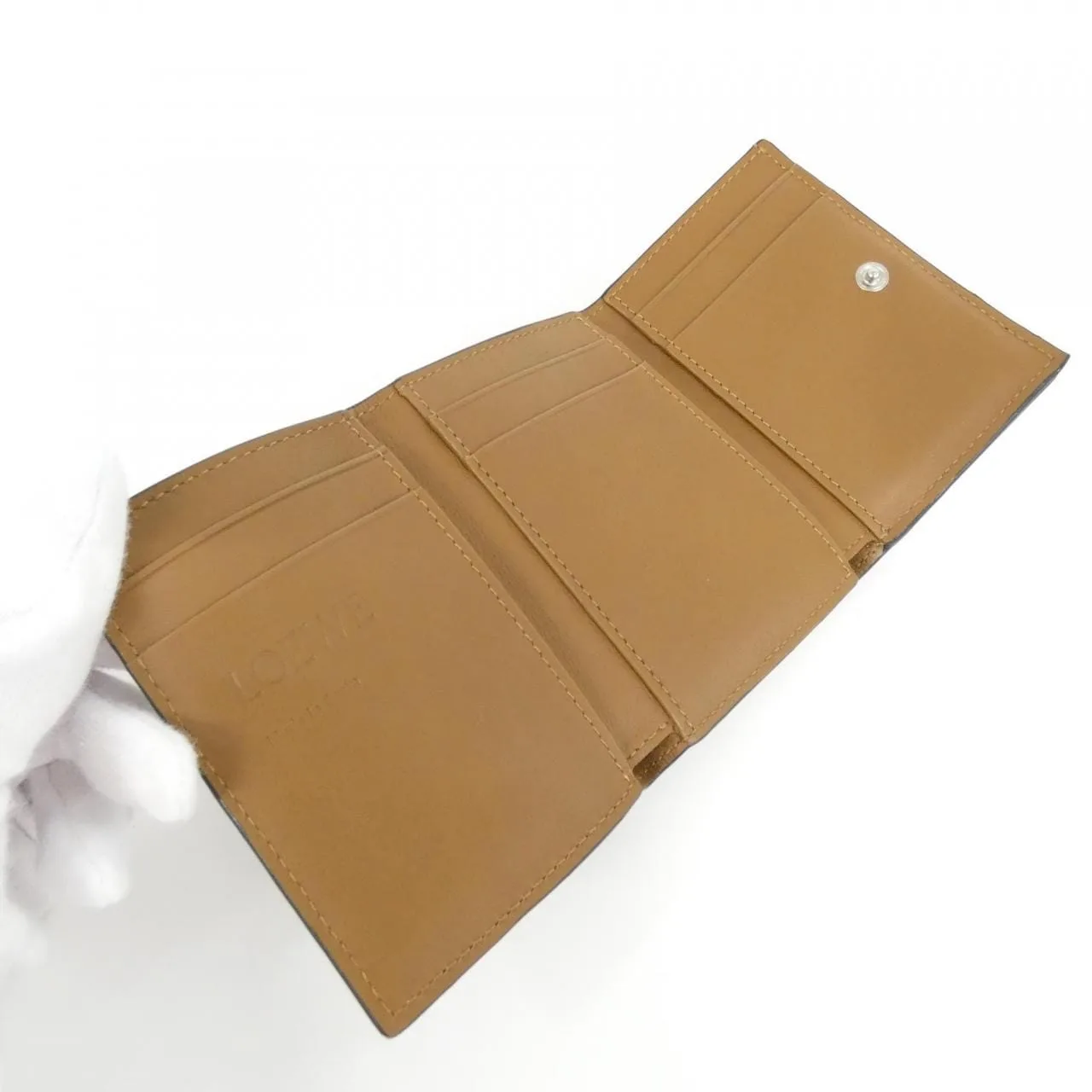 LOEWE C821TR2X02 Wallet 黑色 中古品A - 縮圖 3