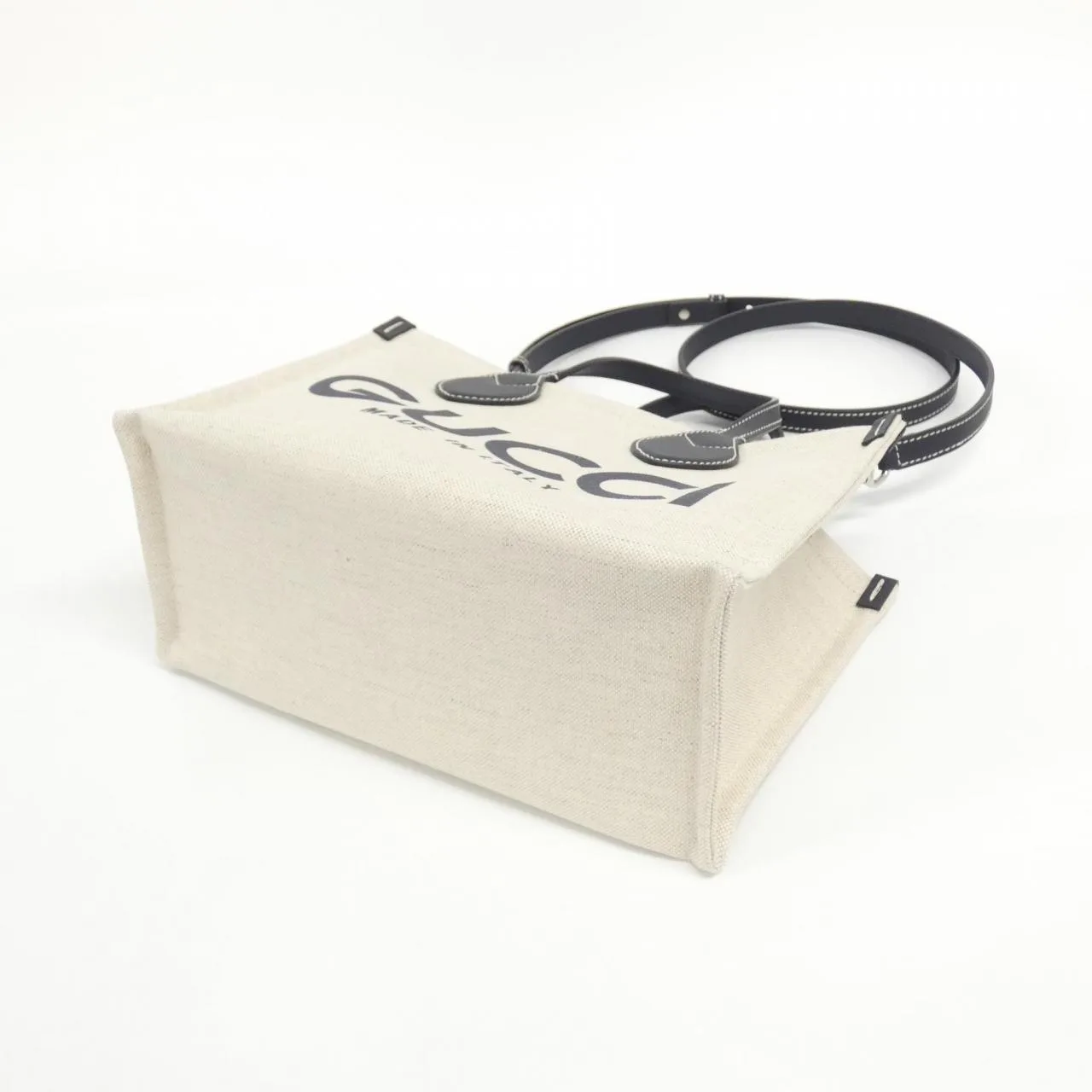 GUCCI 772144 FACVW Handbag Canvas 黑色 帆布 中古品A - 縮圖 3