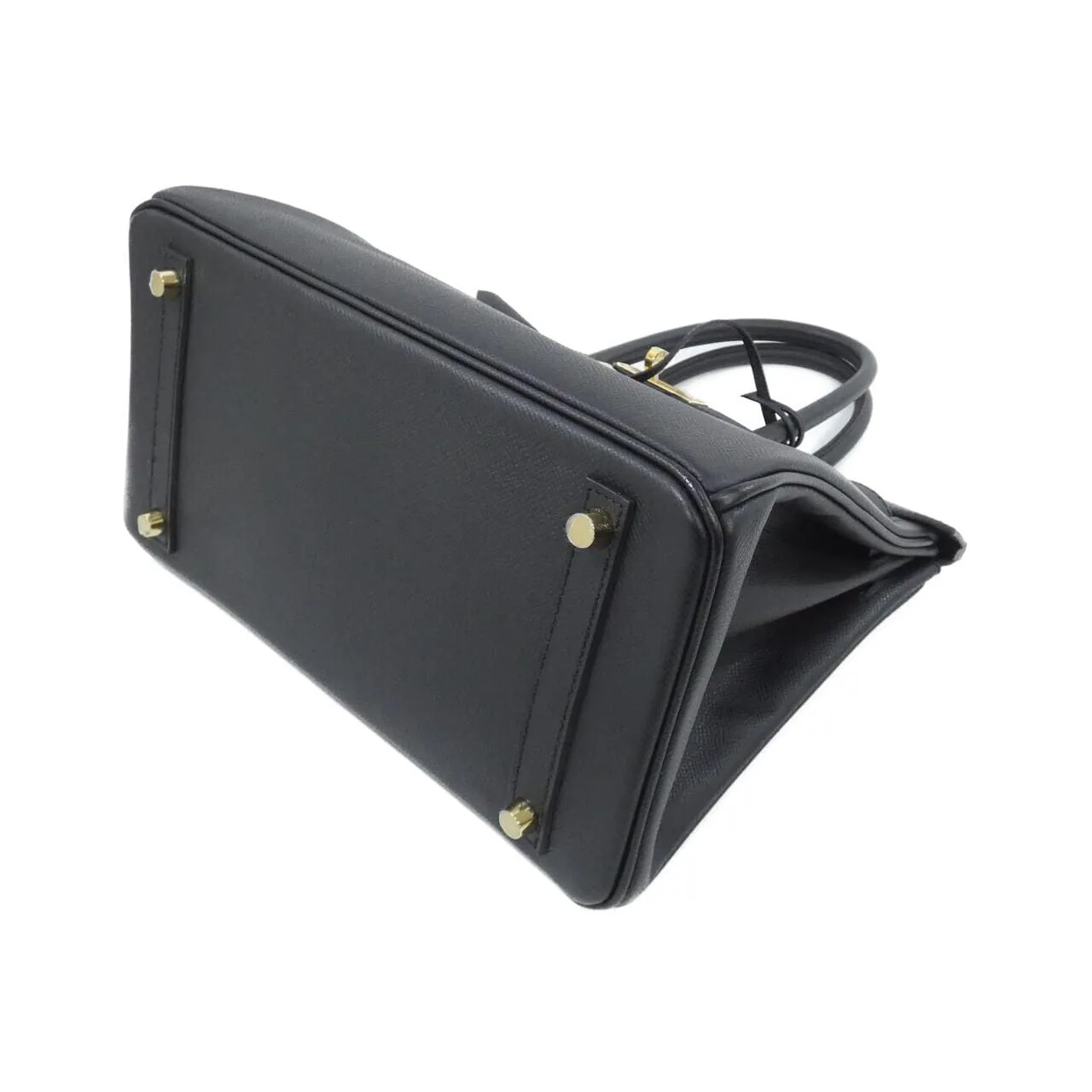 HERMES 041701CC Handbag Epsom Black Epsom Leather - Thumbnail 3