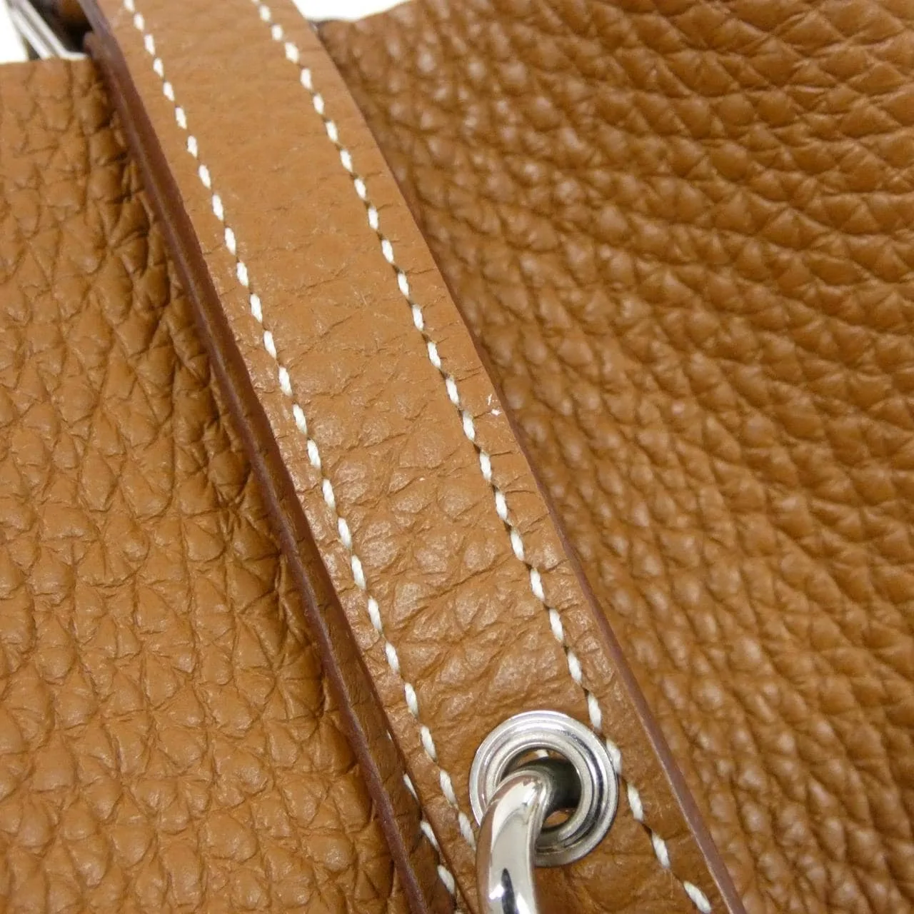 HERMES Picotin 060991CK Handbag Clemence 5