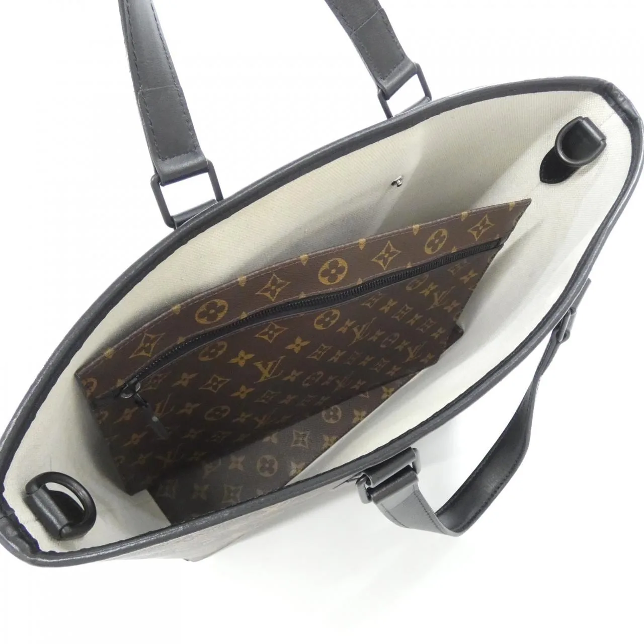LOUIS VUITTON M45734 Tote Monogram Black Monogram - Thumbnail 7