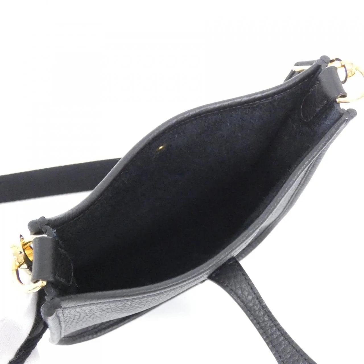 HERMES 069426CC Shoulder Clemence 黑色 Clemence 皮 - 縮圖 5