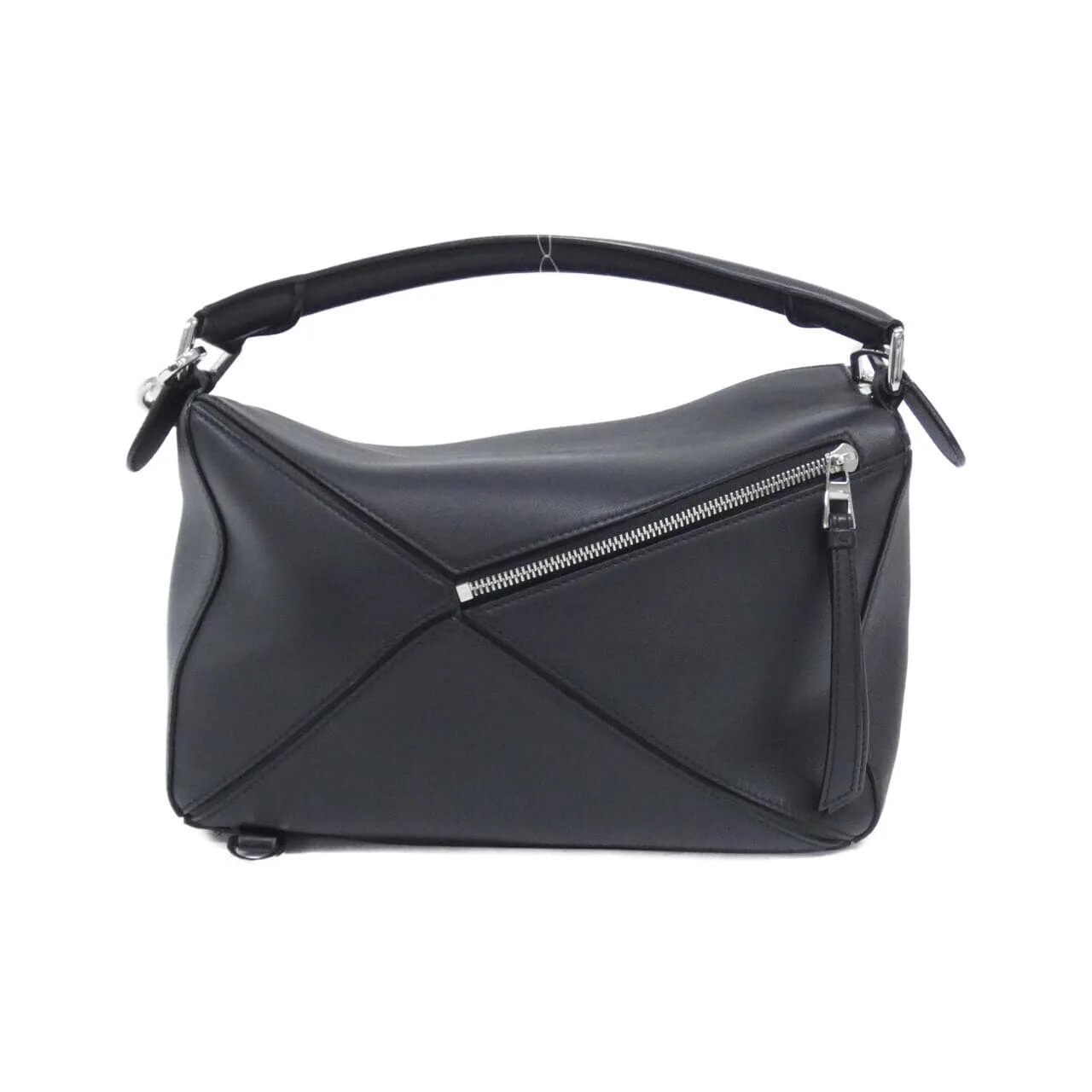 LOEWE Puzzle 322 30 S20 Handbag Black Rank A - Thumbnail 2