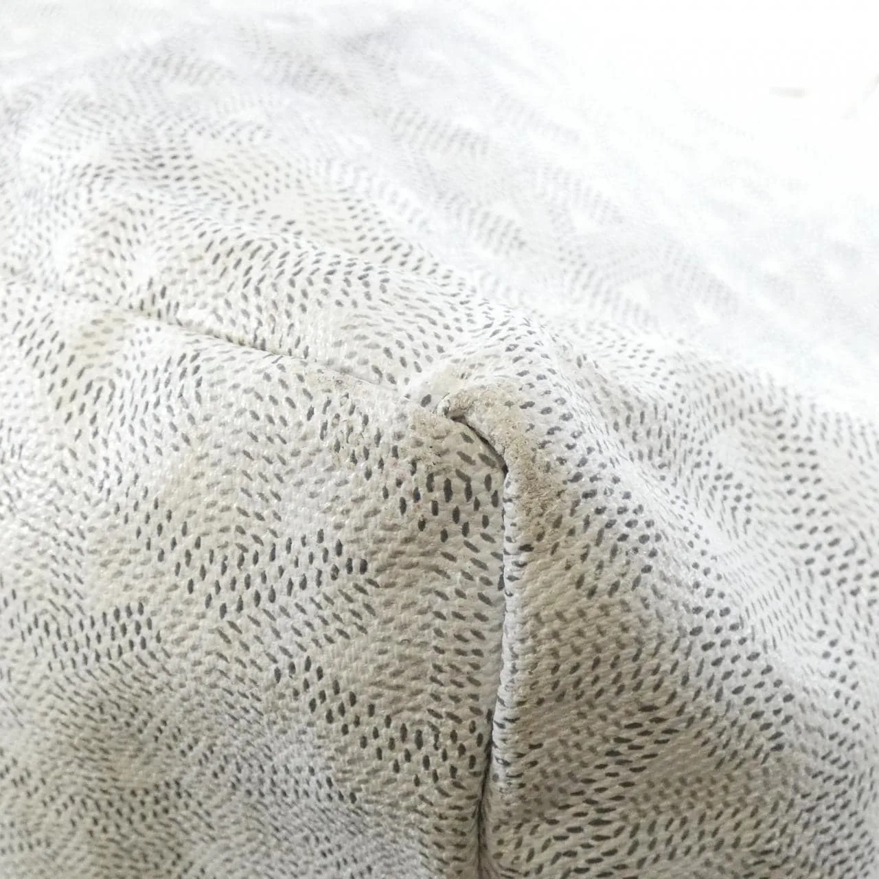 GOYARD Saint Louis AMA LOUIS GM Tote Canvas 白色 帆布 中古品B - 縮圖 3