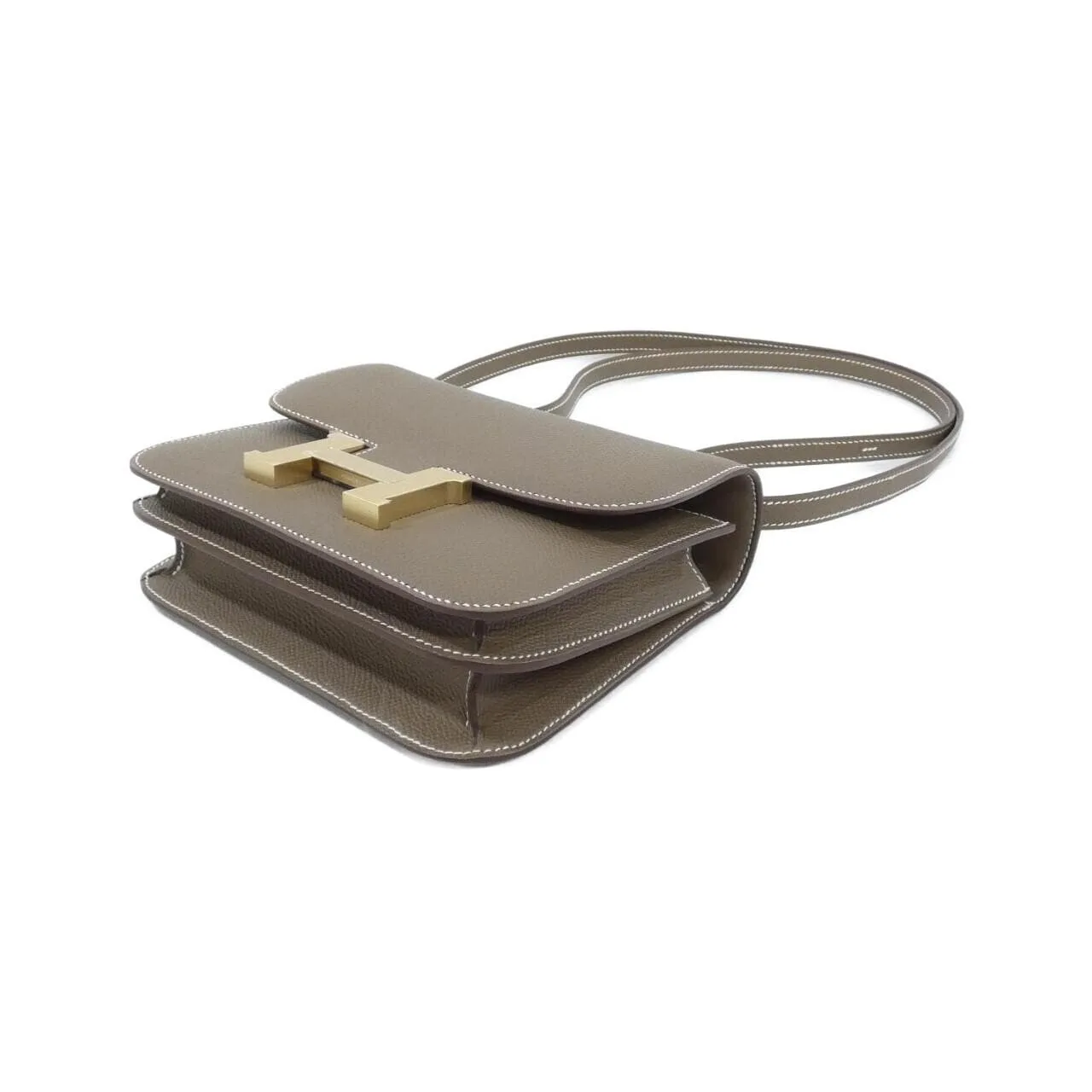 HERMES Constance 083905CU Shoulder Epsom Etoupe Epsom Leather Unused - Thumbnail 3