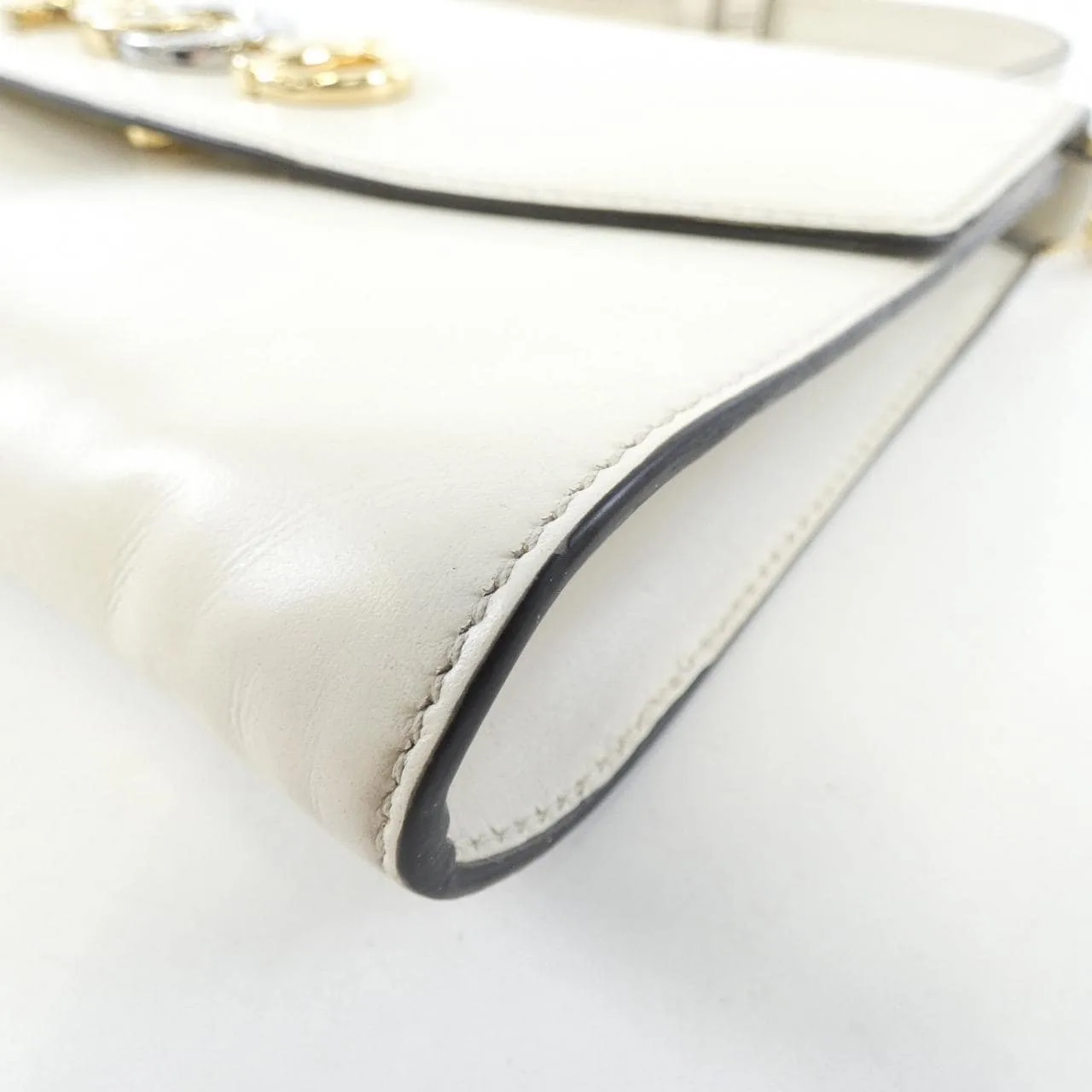 GUCCI 572375 05J0X 手提包 皮革 黑色 皮革 中古品B - 縮圖 4