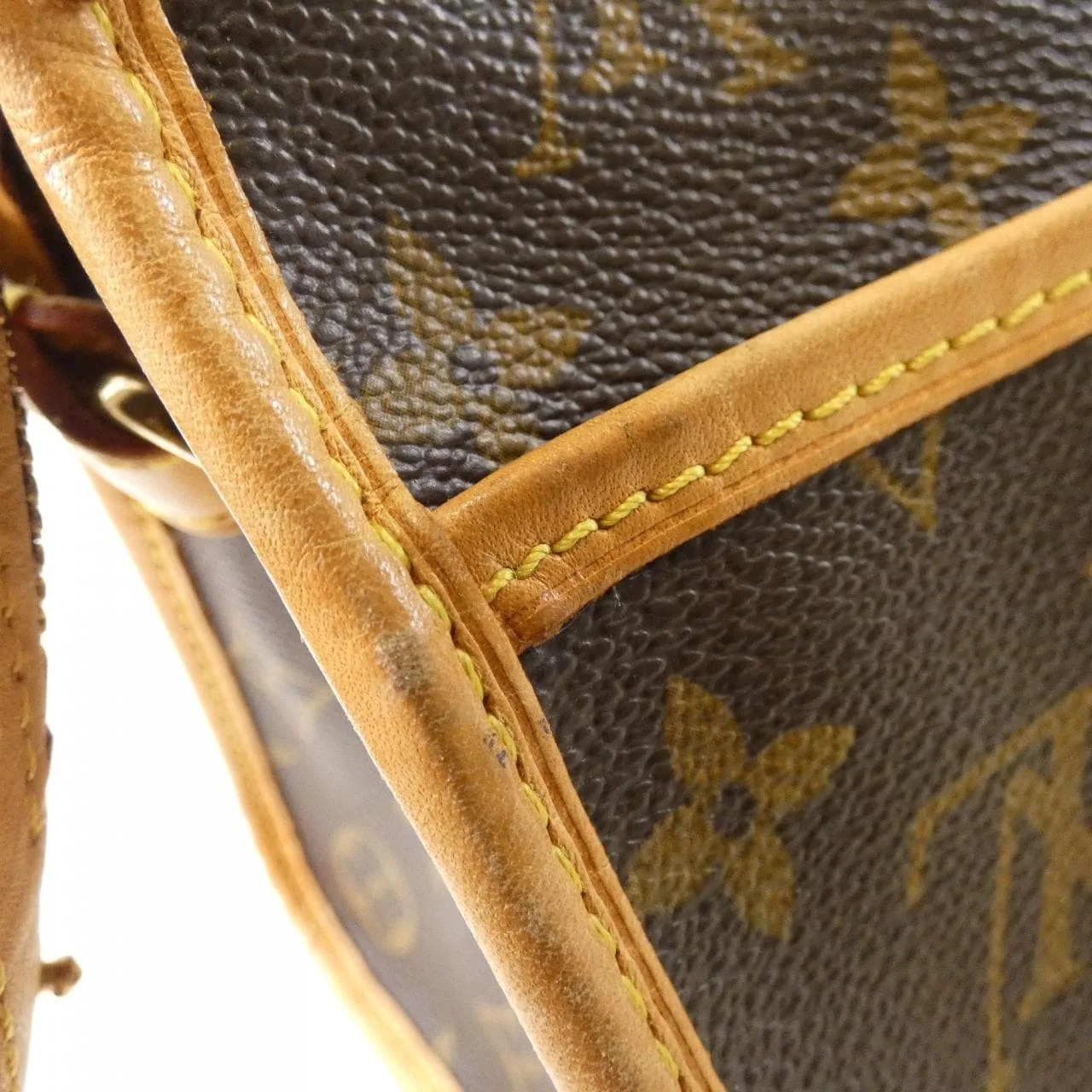 LOUIS VUITTON M40008 Shoulder Monogram Black Monogram Rank B - Thumbnail 3