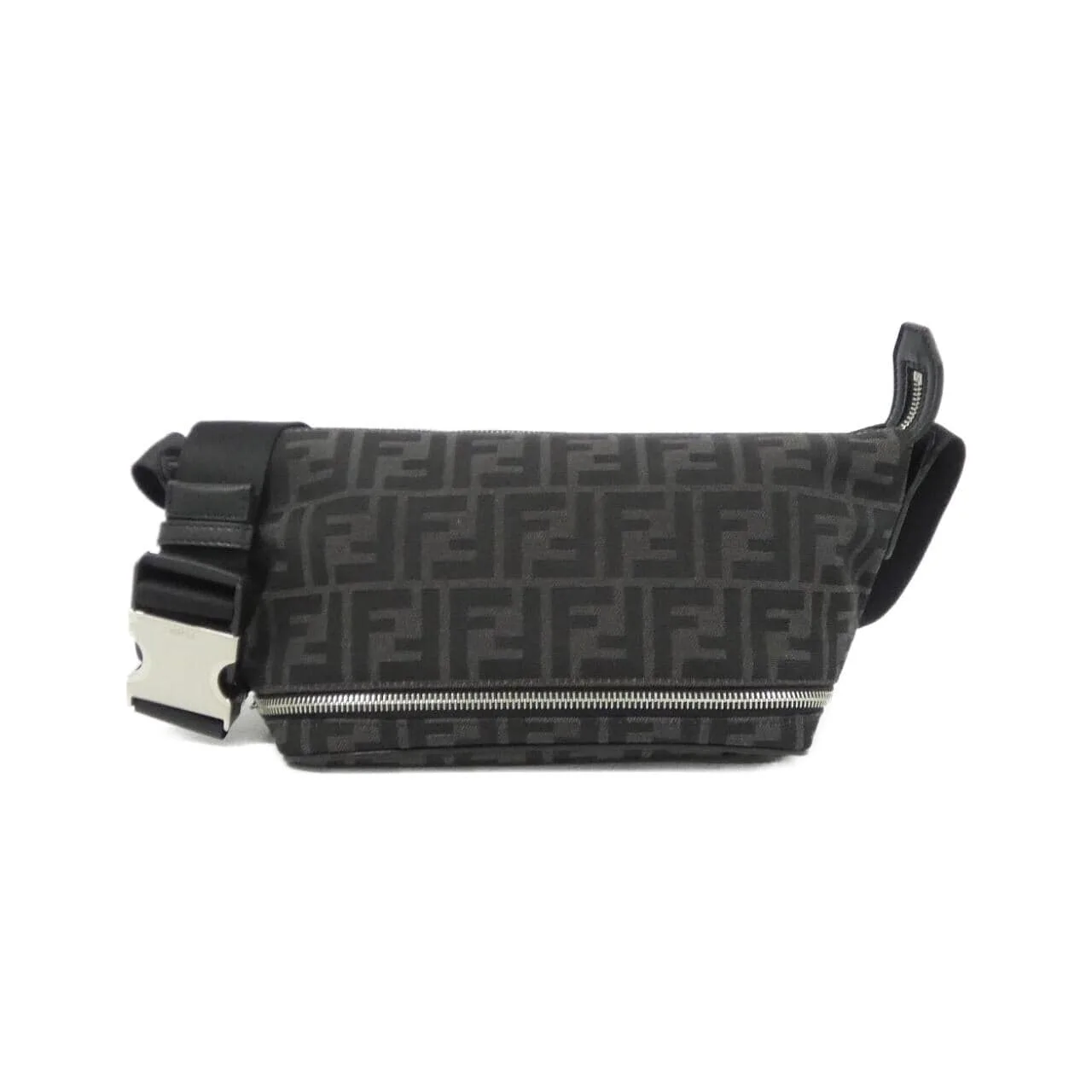 FENDI Baguette 7VA526 AG0M Belt Canvas Black