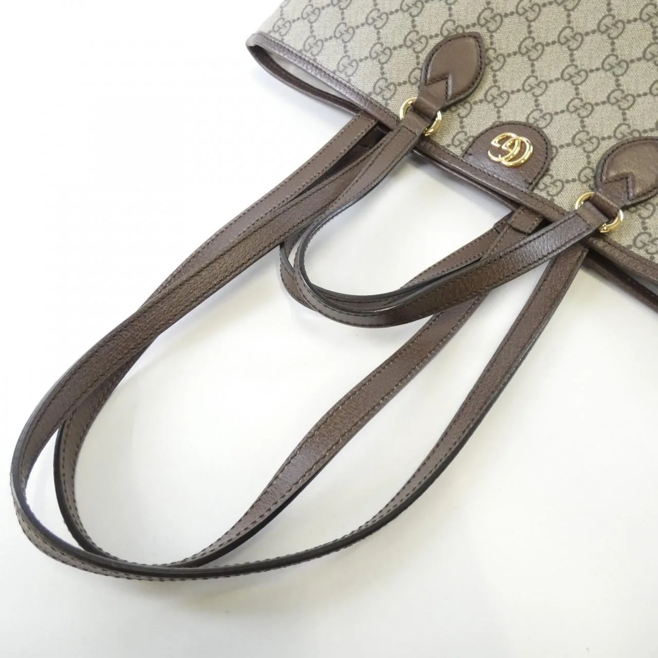 GUCCI Ophidia 765043 K9GSG 手提包 帆布 黑色 帆布 中古品B - 縮圖 5