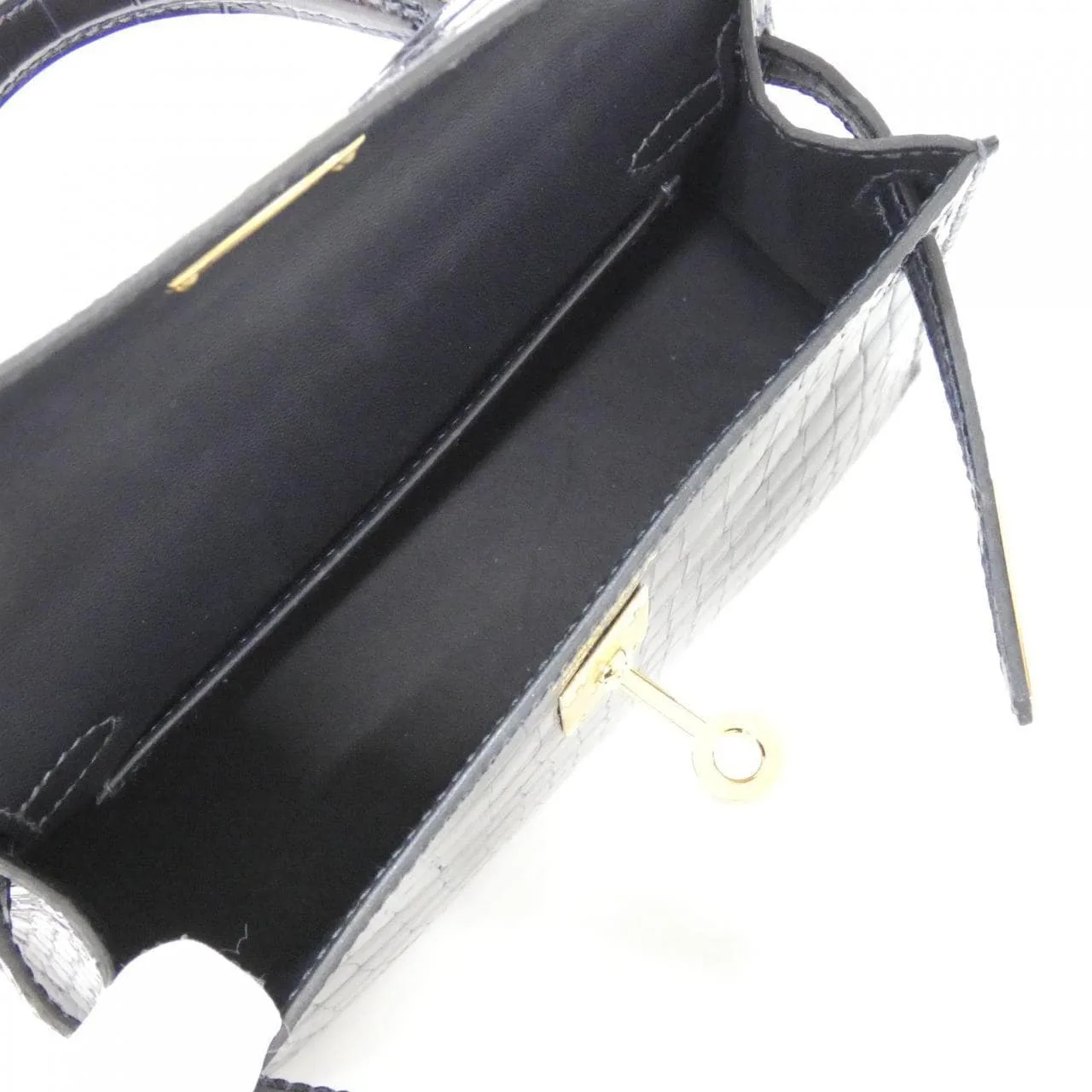 HERMES Kelly 083269CC Handbag Blue Rank A - Thumbnail 6