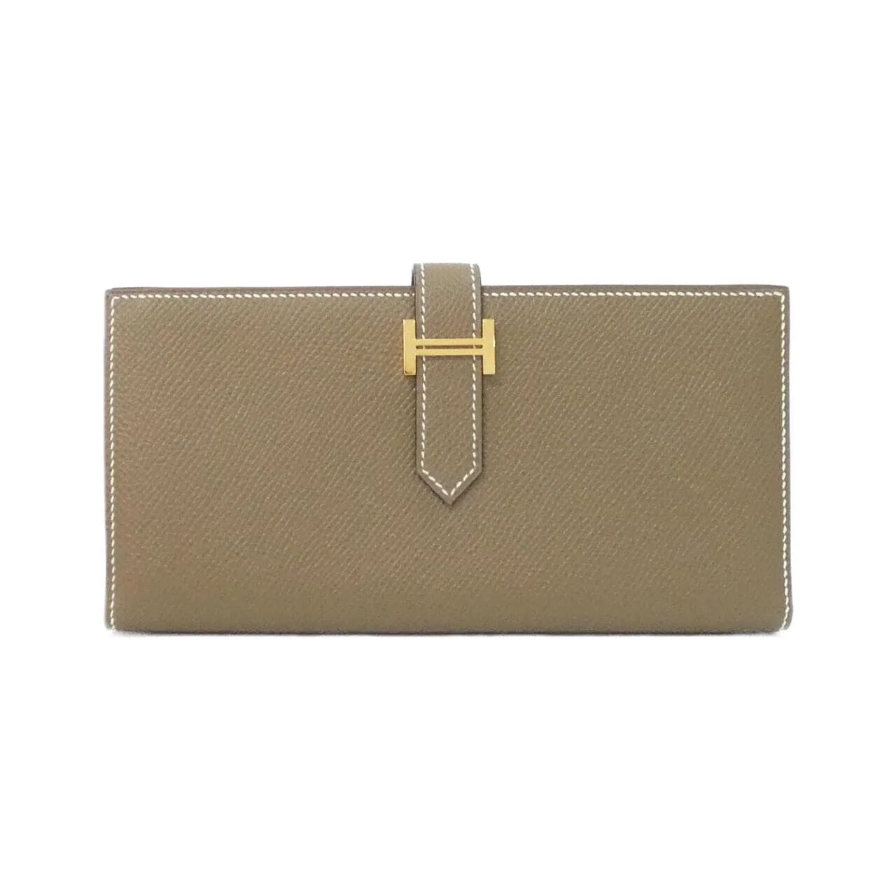 HERMES 039785CC Wallet Epsom Etoupe