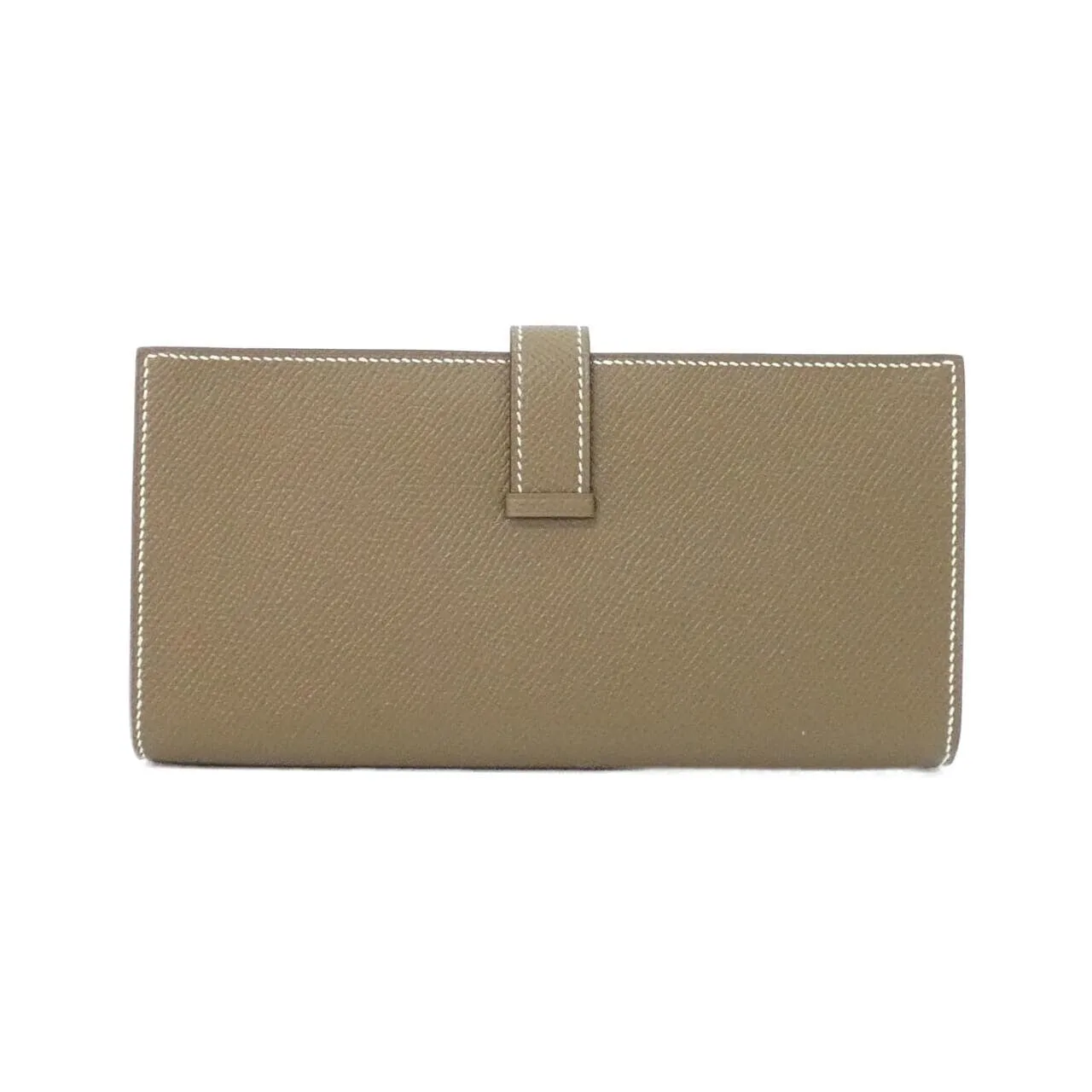 HERMES 039785CC Wallet Epsom Etoupe Epsom Leather Rank A - Thumbnail 2