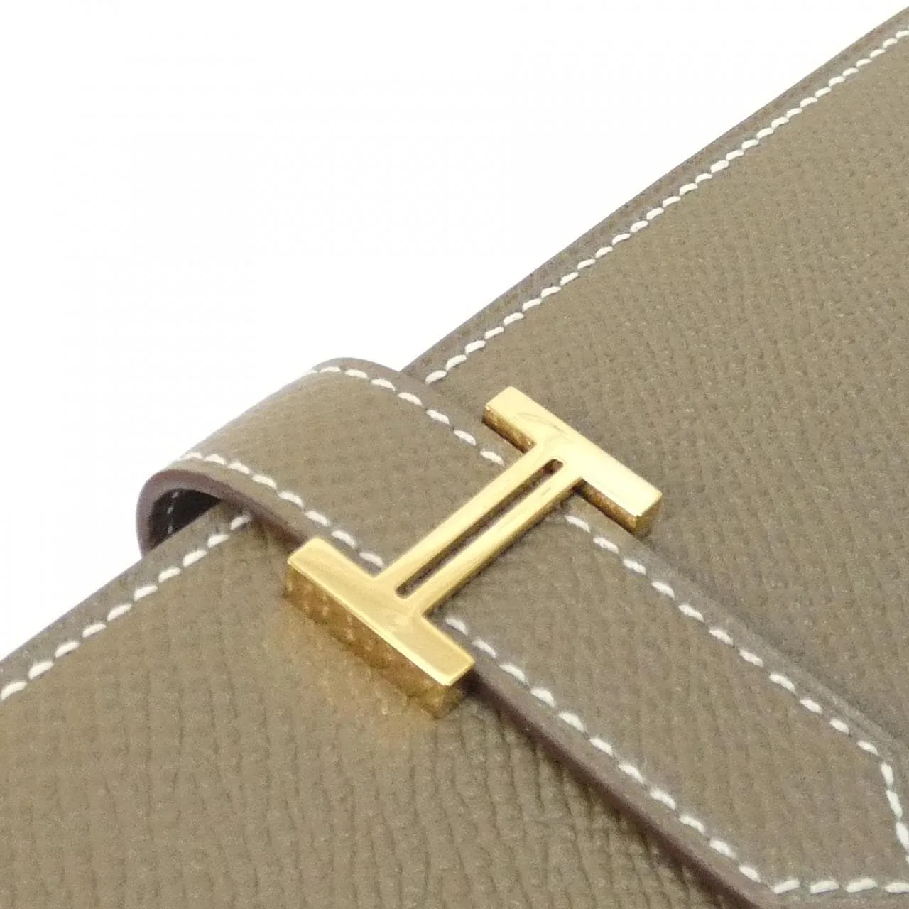 HERMES 039785CC Wallet Epsom Etoupe Epsom Leather Rank A - Thumbnail 5