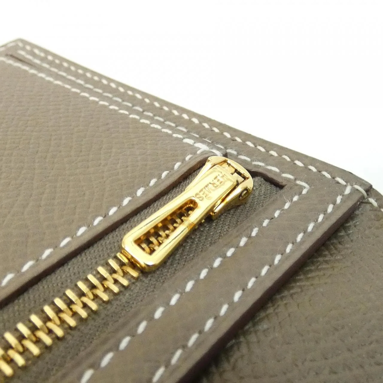 HERMES 039785CC Wallet Epsom Etoupe Epsom Leather Rank A - Thumbnail 7