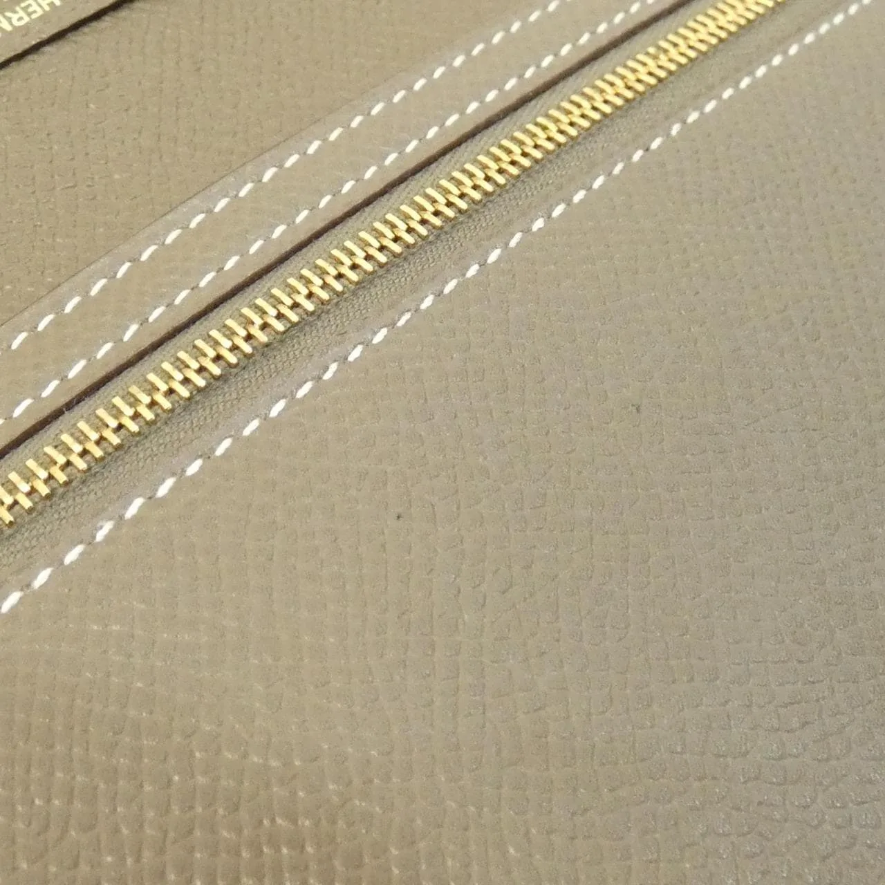 HERMES 039785CC Wallet Epsom Etoupe Epsom Leather Rank A - Thumbnail 8