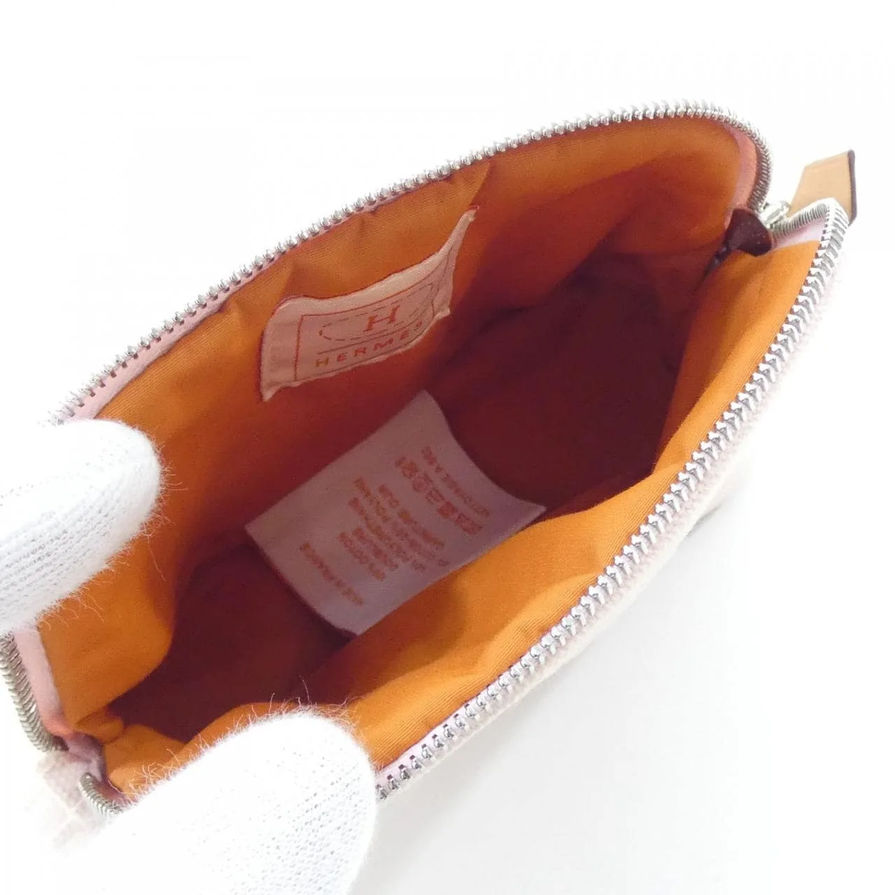 HERMES Bolide 103767M Pouch Canvas Black Canvas Rank A - Thumbnail 6