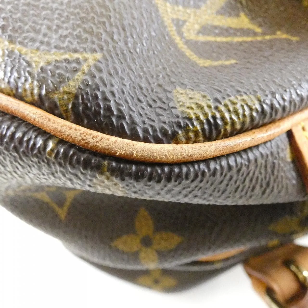 LOUIS VUITTON Saumur M42256 Shoulder Monogram 黑色 Monogram 中古品B - 縮圖 2