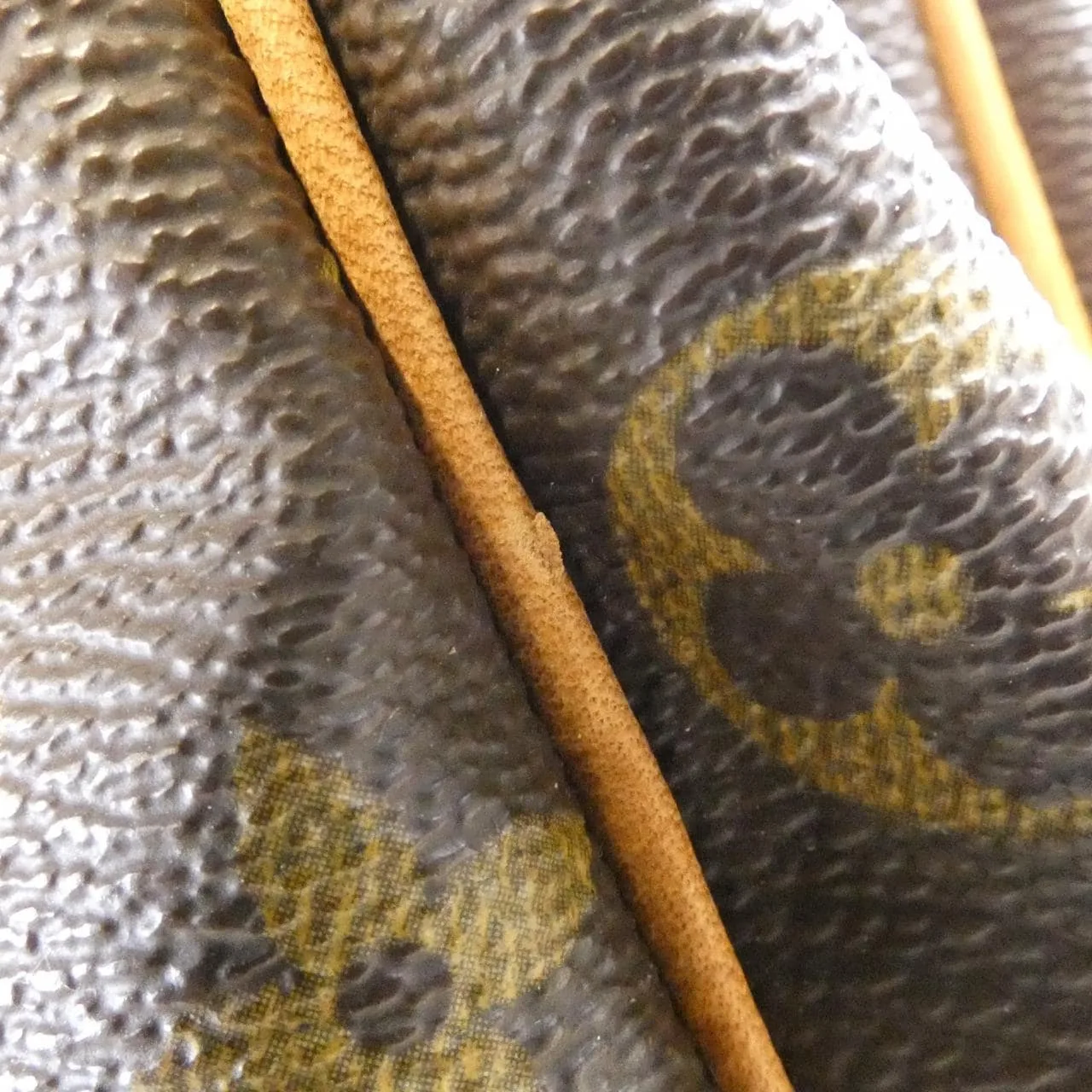 LOUIS VUITTON Saumur M42256 Shoulder Monogram 黑色 Monogram 中古品B - 縮圖 5