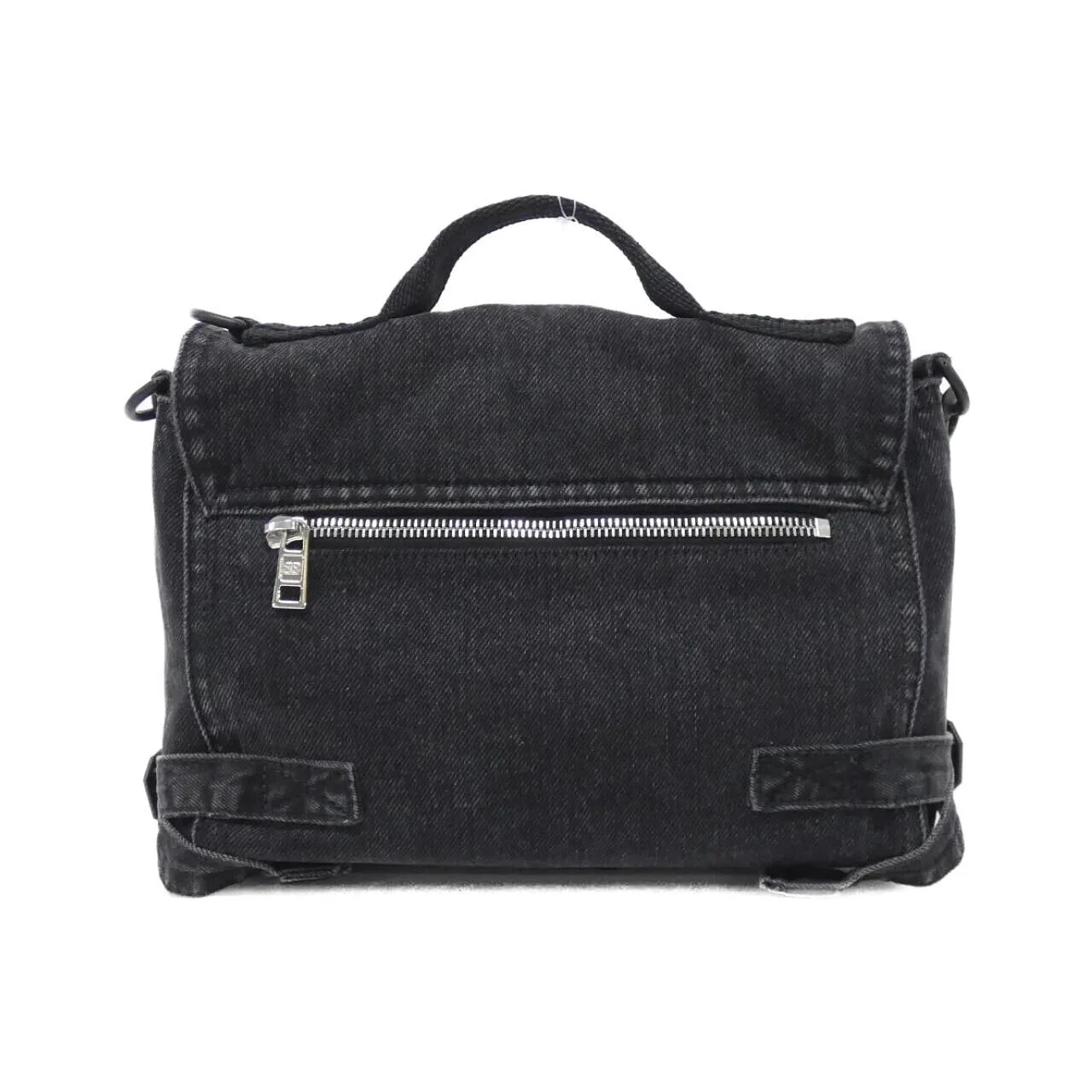 BALENCIAGA 656106 Shoulder Denim 黑色 牛仔布 中古品A - 縮圖 2