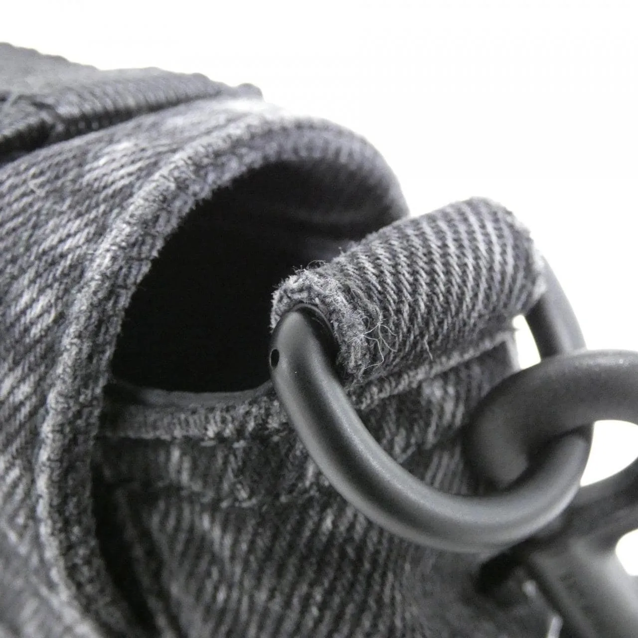 BALENCIAGA 656106 Shoulder Denim 黑色 牛仔布 中古品A - 縮圖 7