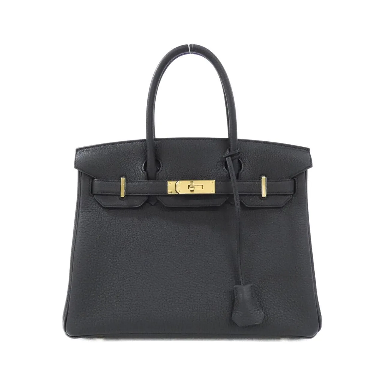 HERMES 027633CC Handbag Togo Black