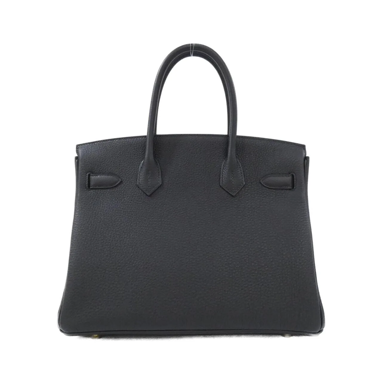 HERMES 027633CC Handbag Togo Black Togo Leather - Thumbnail 2