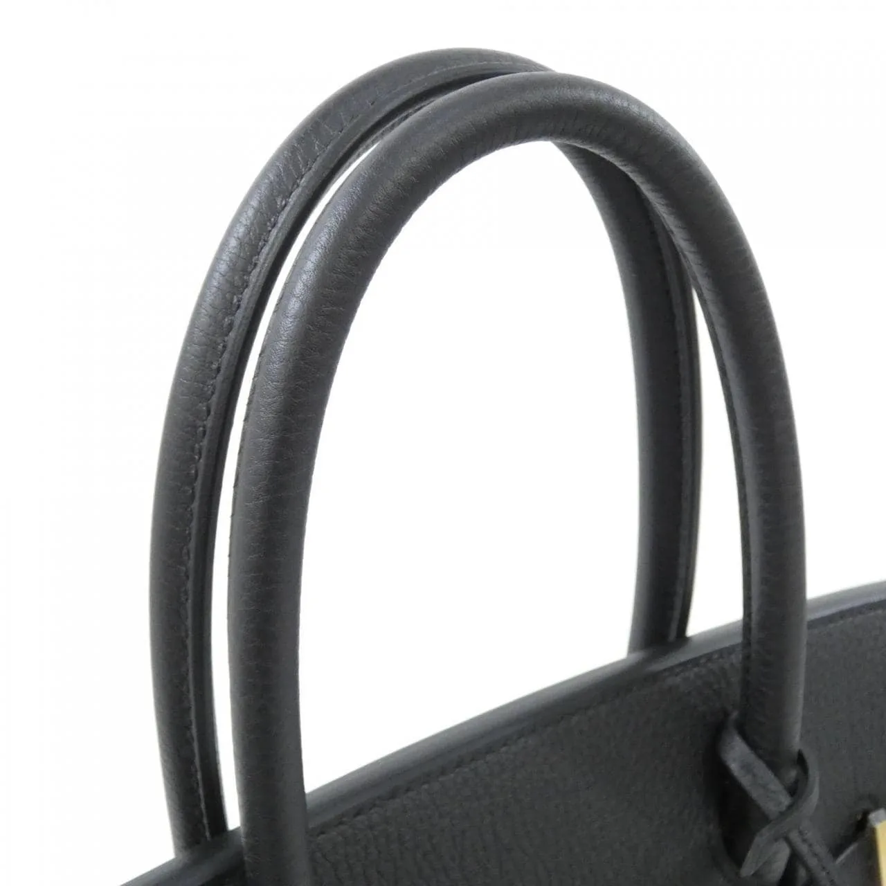 HERMES 027633CC Handbag Togo Black Togo Leather - Thumbnail 5