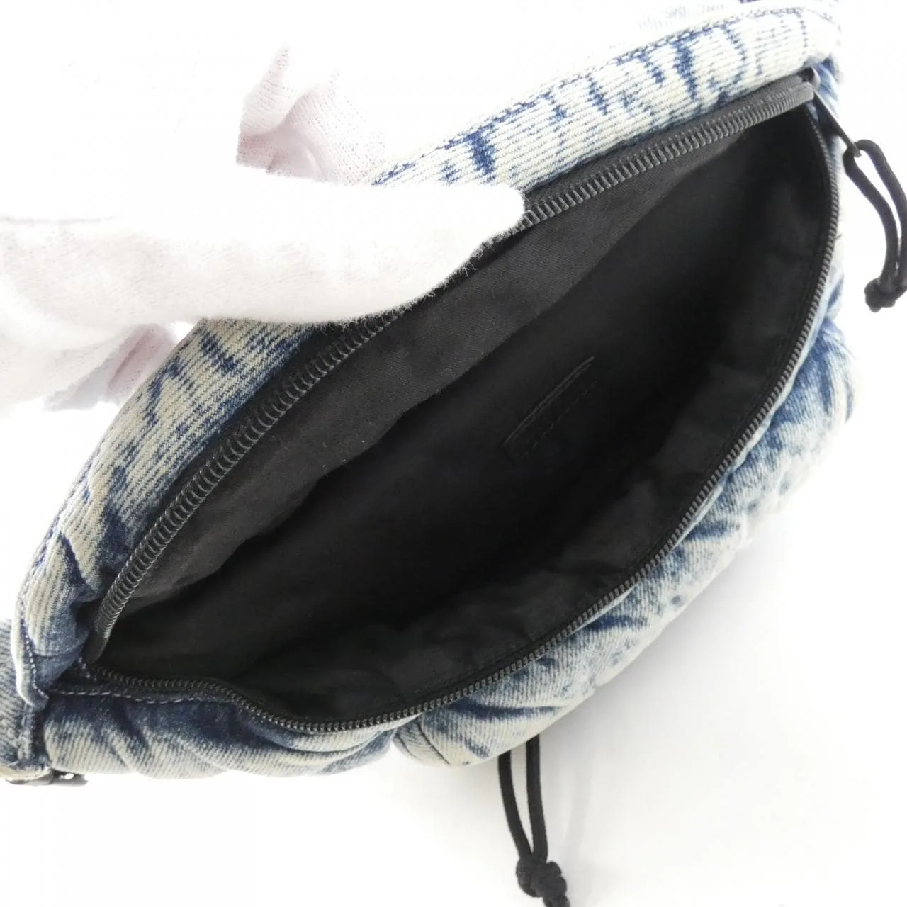 BALENCIAGA 755803 2AAHB Belt Denim Blue Denim Rank B - Thumbnail 8