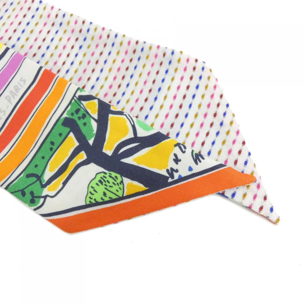 HERMES 563850S Scarf Blue Rank A - Thumbnail 2