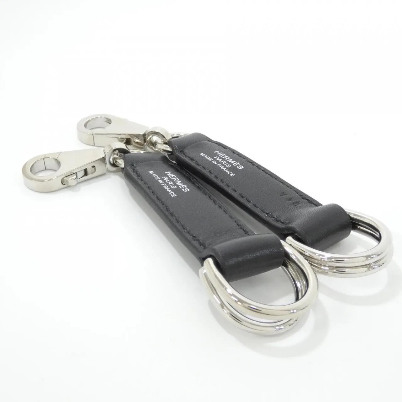 HERMES Wallet Black Rank A - Thumbnail 2