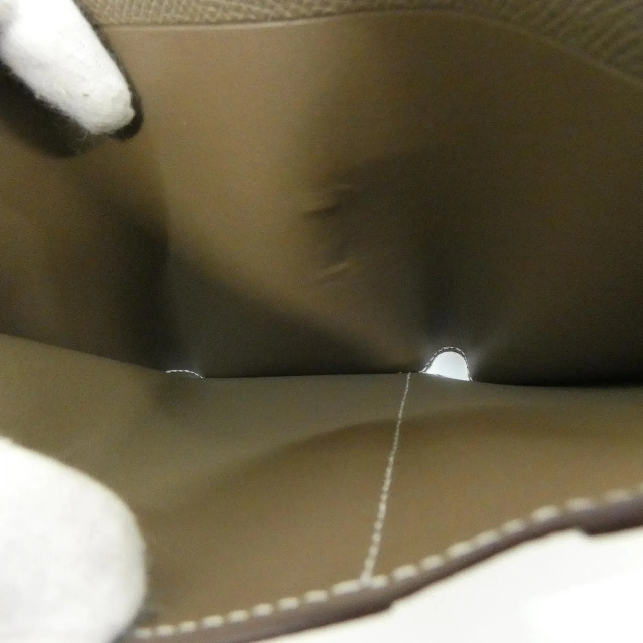 HERMES 082875CC Wallet Epsom Etoupe Epsom 皮 中古品A - 縮圖 5