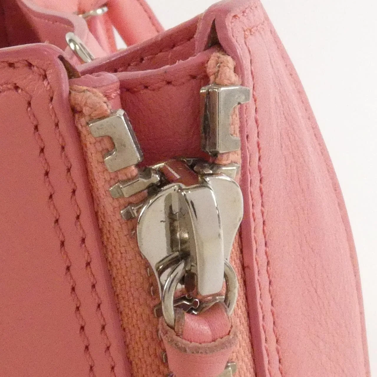 BALENCIAGA 305572 DBC6N Handbag Leather 黑色 皮革 中古品A - 縮圖 5