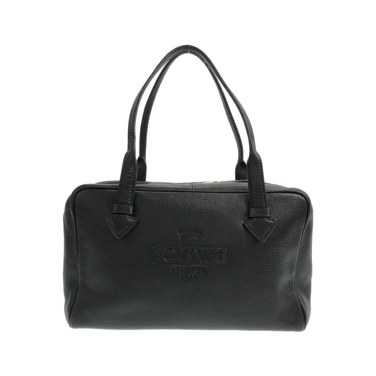 LOEWE 377 79 E35 Handbag Leather Black