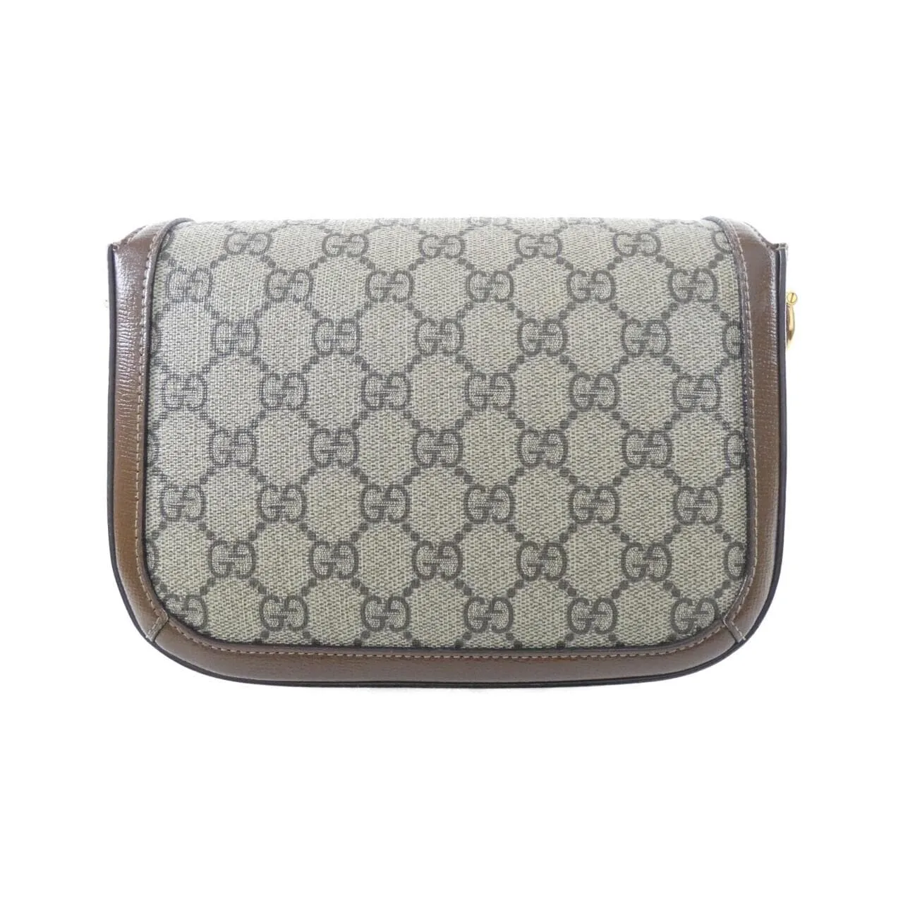 GUCCI Horsebit 1955 658574 HUHHG 肩背包 帆布 黑色 帆布 中古品B - 縮圖 2