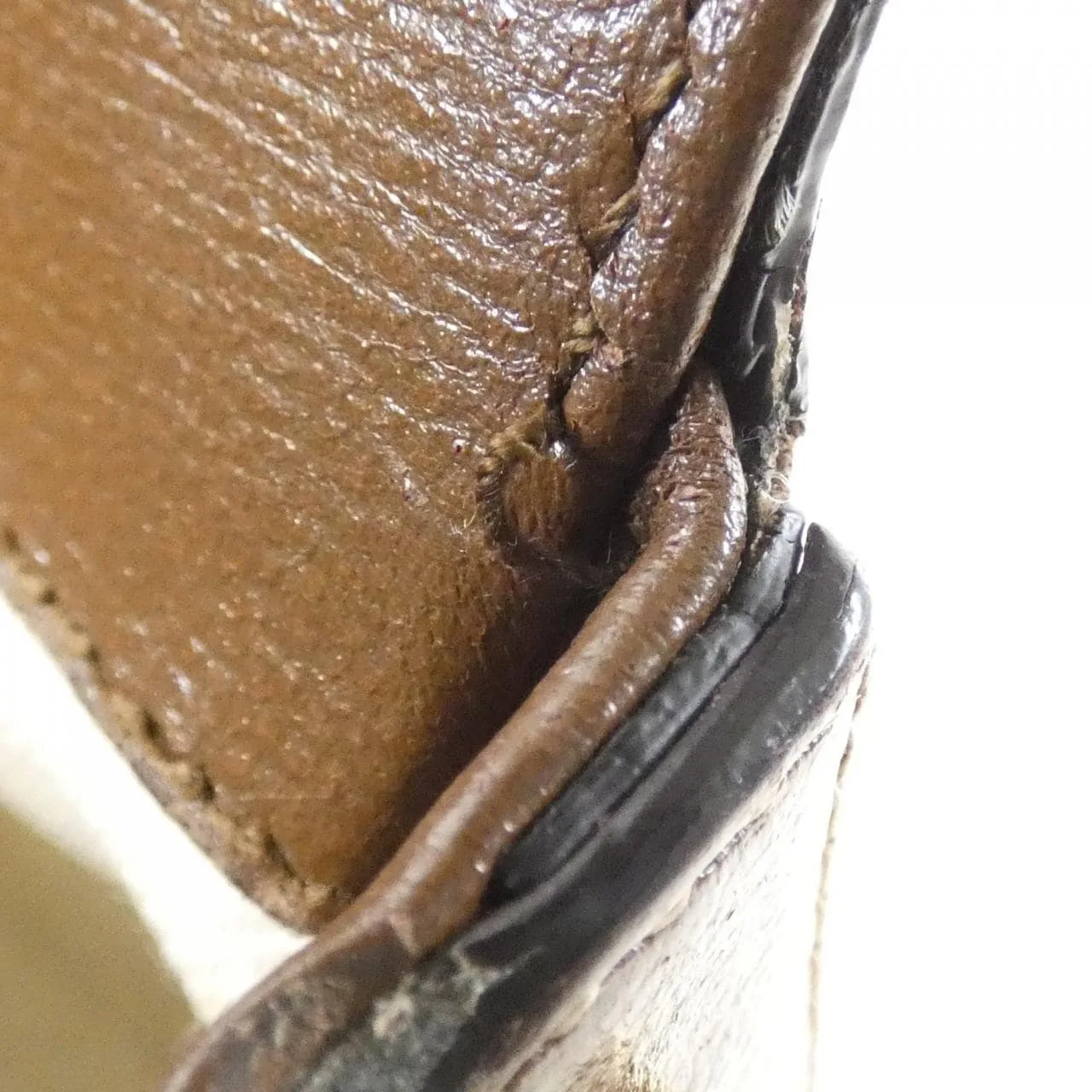 GUCCI Horsebit 1955 658574 HUHHG 肩背包 帆布 黑色 帆布 中古品B - 縮圖 9