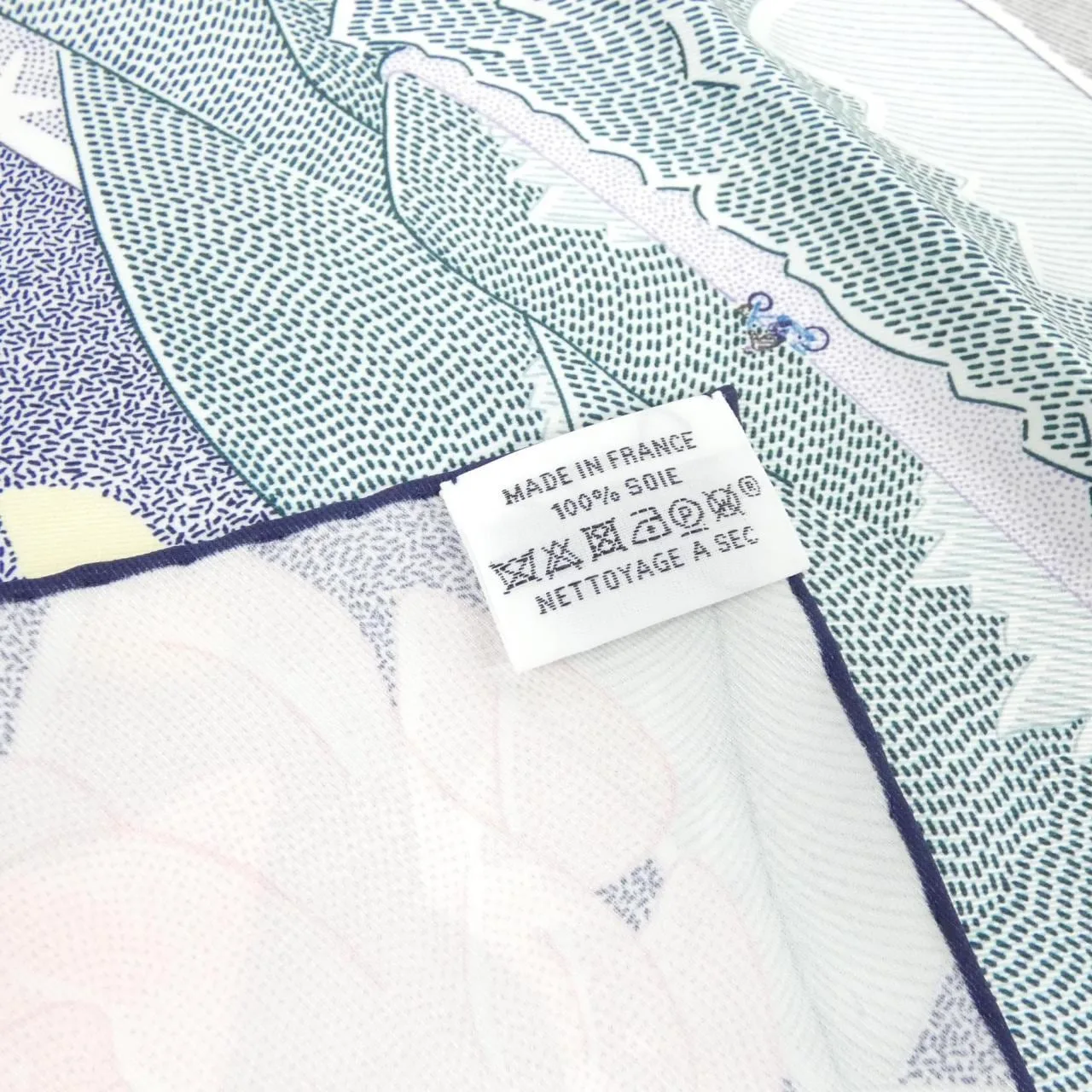 HERMES 984122S Scarf Blue Rank A - Thumbnail 3