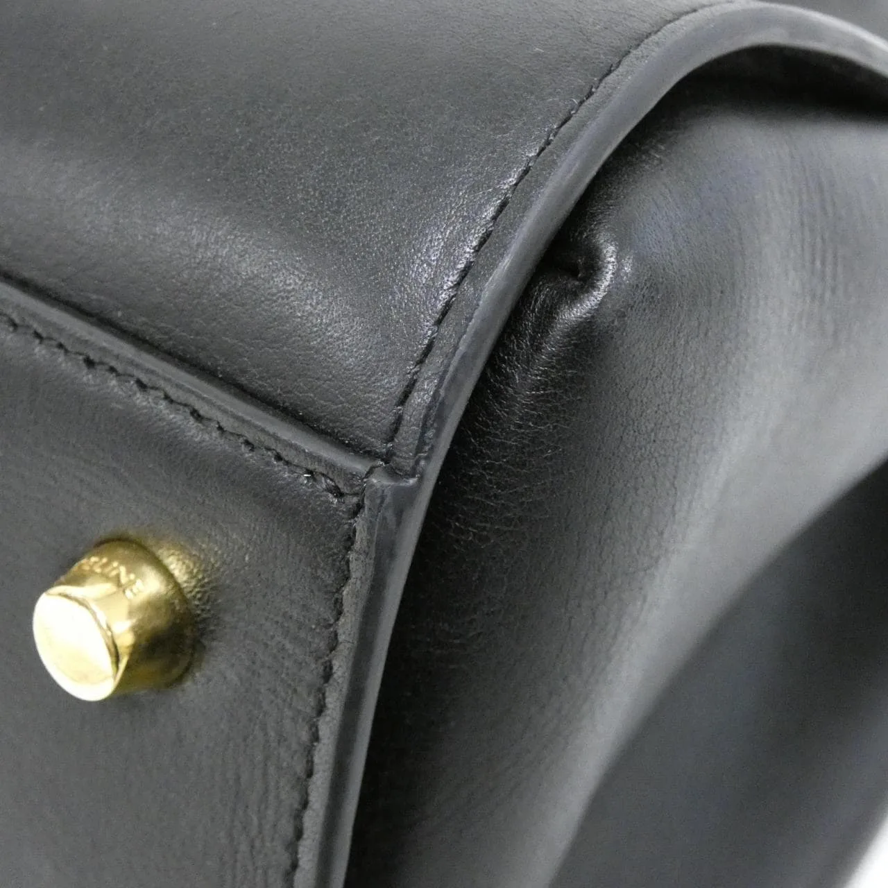 CELINE 114443FSS Handbag Black Rank B - Thumbnail 3
