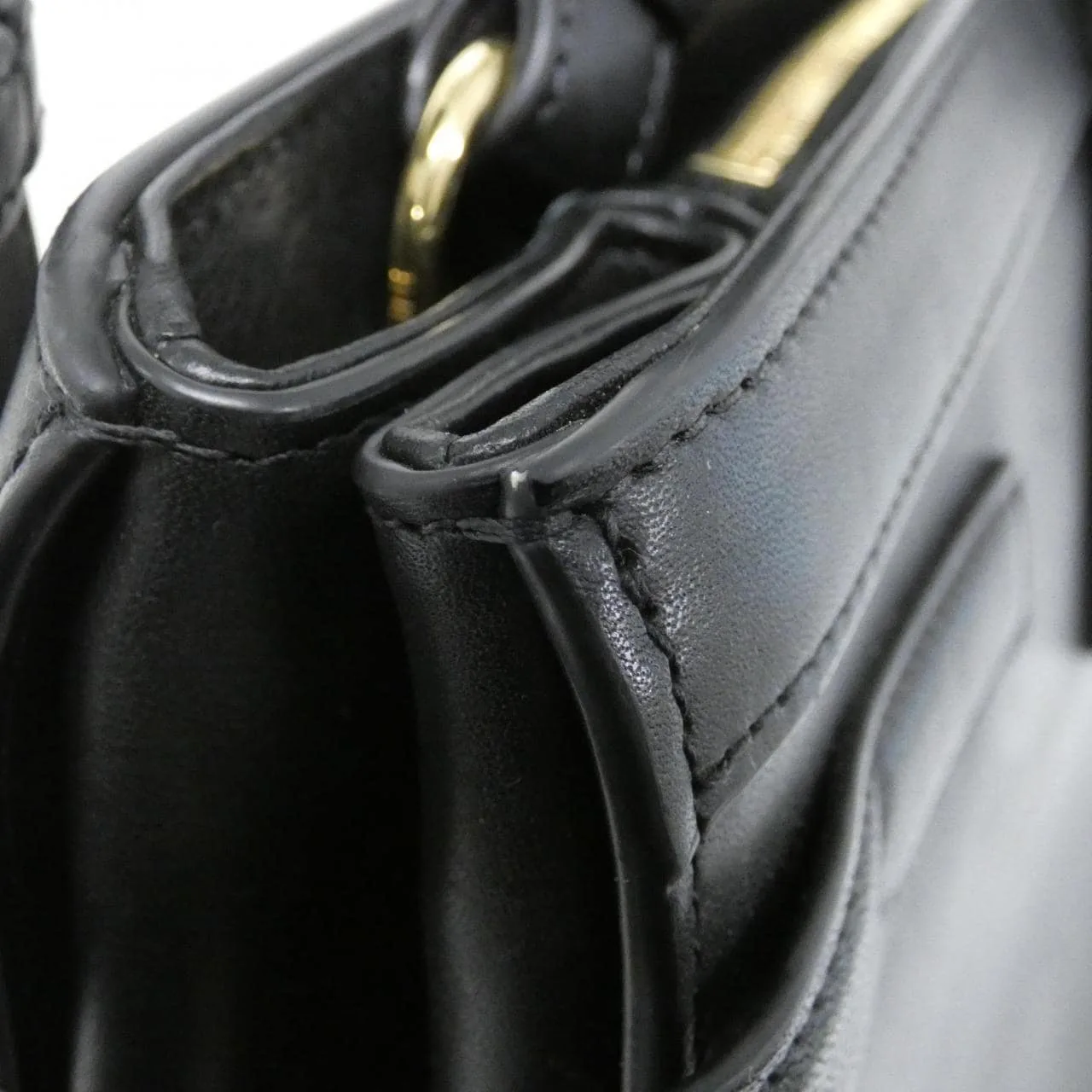 CELINE 114443FSS Handbag Black Rank B - Thumbnail 7