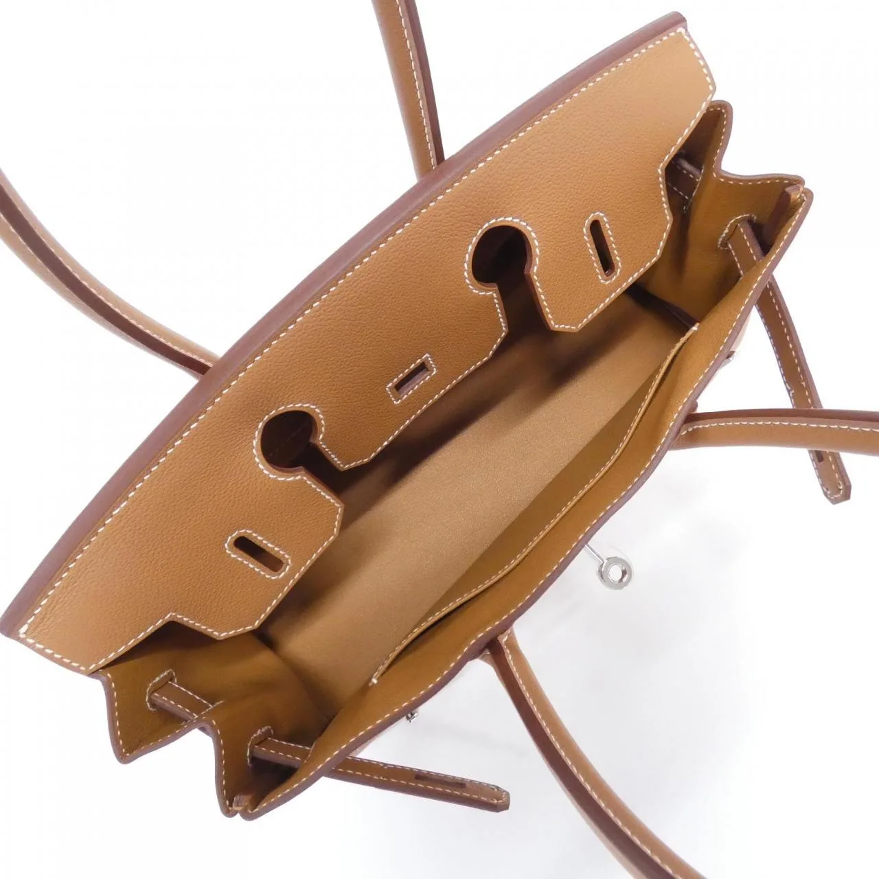 HERMES Birkin 086230CK Handbag Gold Unused - Thumbnail 6