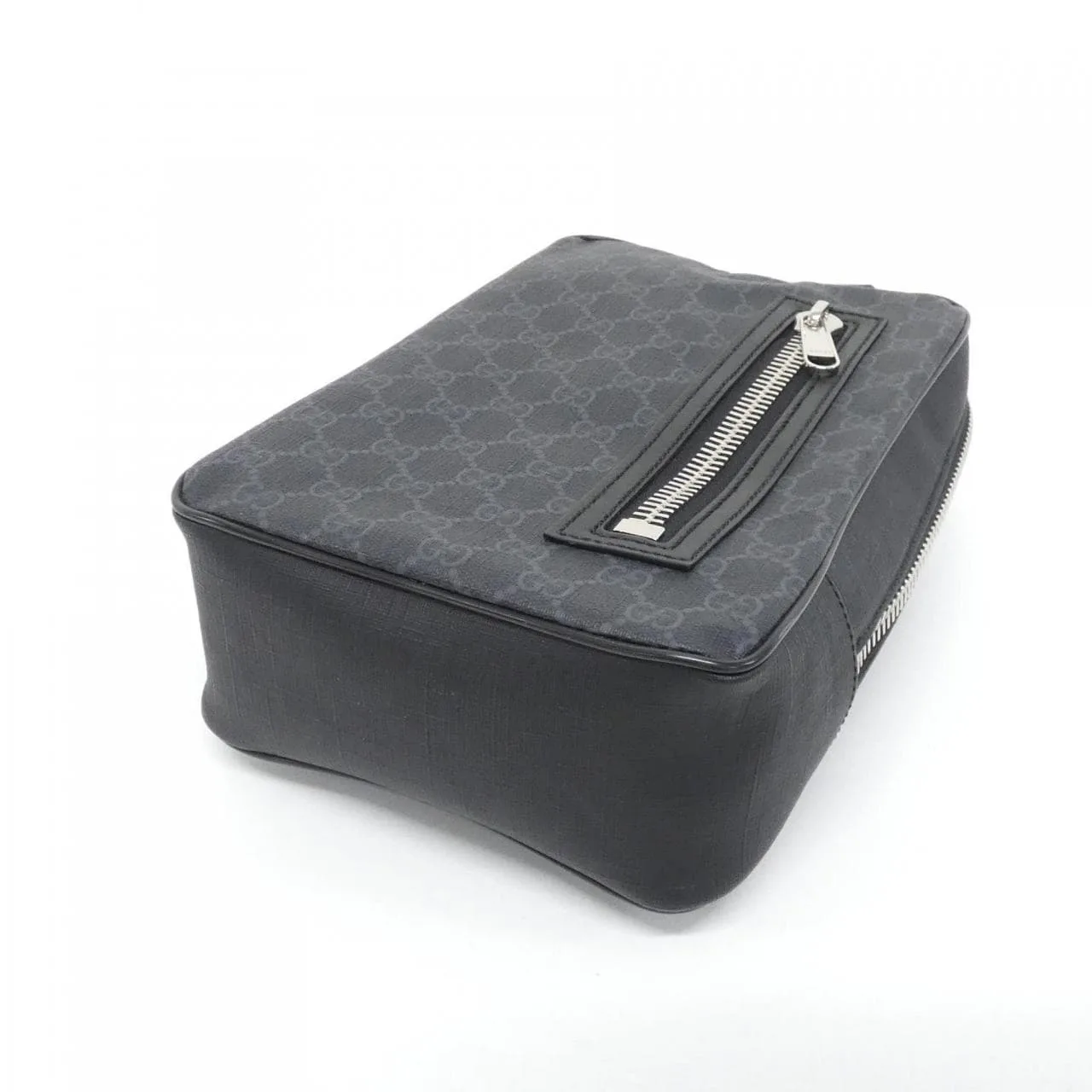 GUCCI 478325 K9RRN Shoulder Canvas 黑色 帆布 中古品A - 縮圖 3