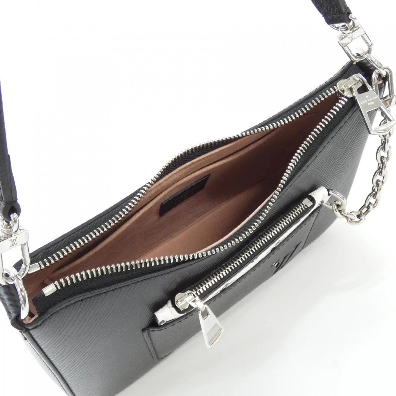 LOUIS VUITTON M80689 Shoulder Epi 黑色 Epi 中古品A - 縮圖 6