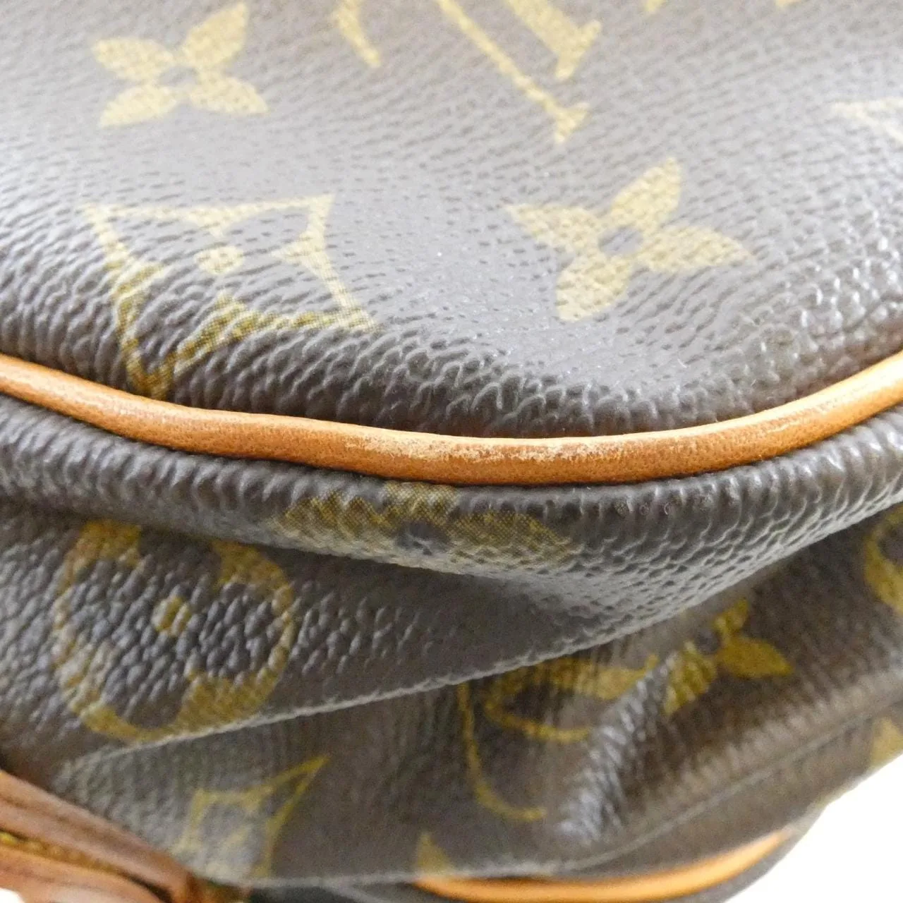 LOUIS VUITTON Saumur M42254 Shoulder Monogram 黑色 Monogram 中古品B - 縮圖 2