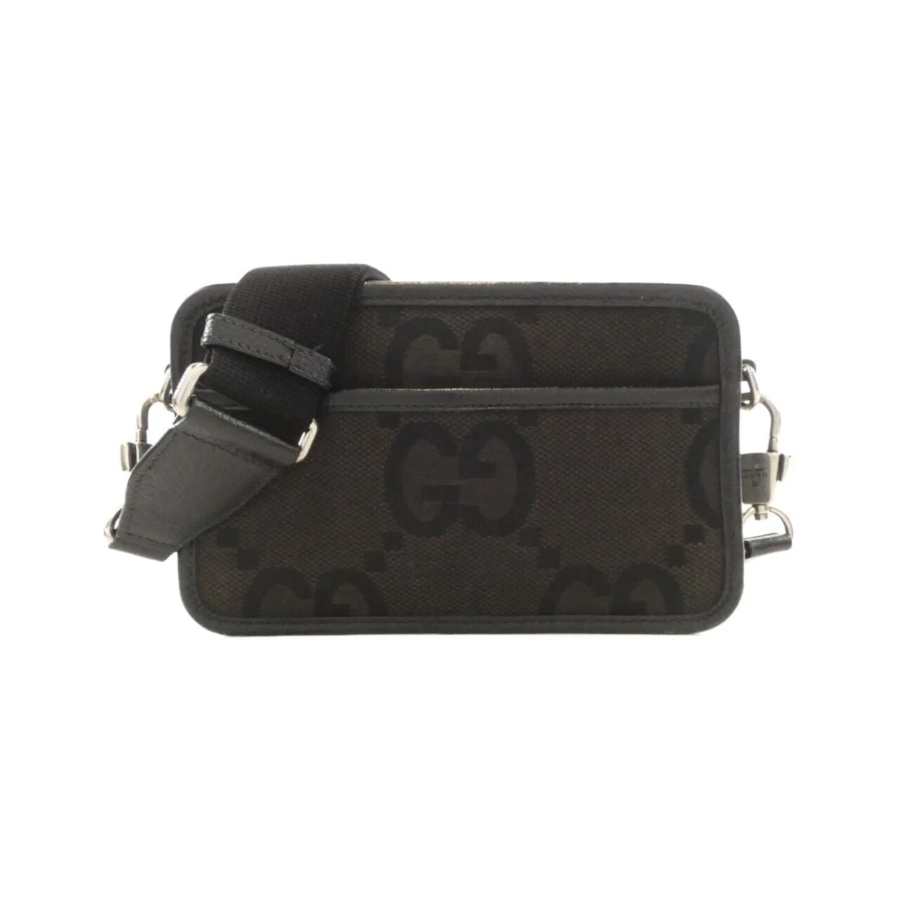 GUCCI 696075 FABRP 肩背包 帆布 Black