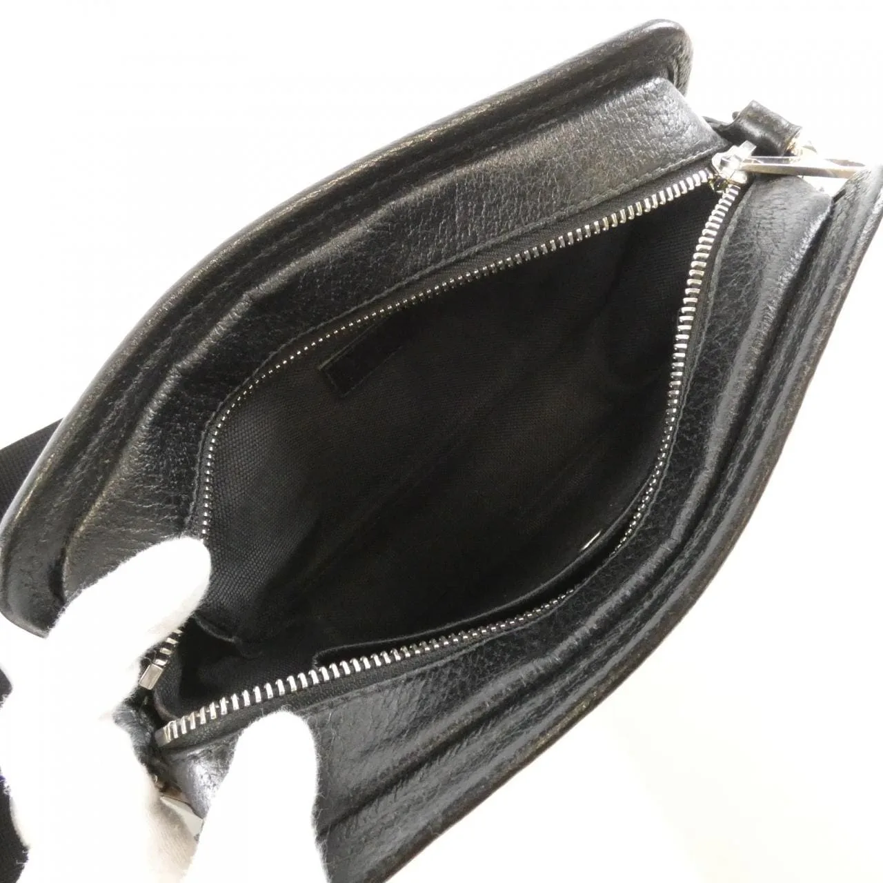 GUCCI 696075 FABRP 肩背包 帆布 黑色 帆布 中古品B - 縮圖 8