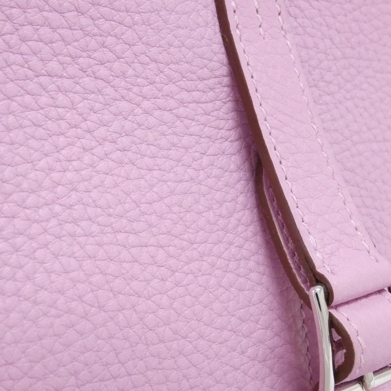 HERMES Halzan 082027CK Handbag Clemence 4