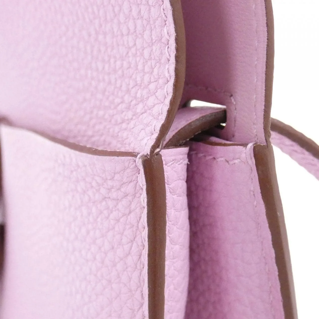 HERMES Halzan 082027CK Handbag Clemence 5